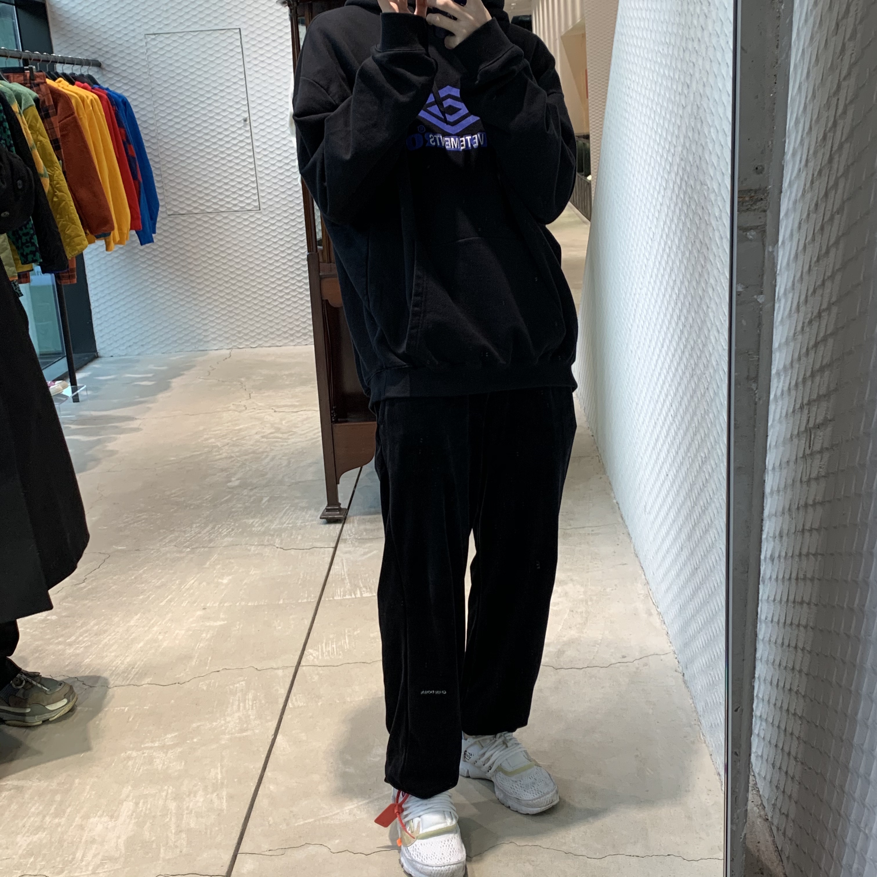 Nike x Off-White Air Presto White 착용 스타일 - 3