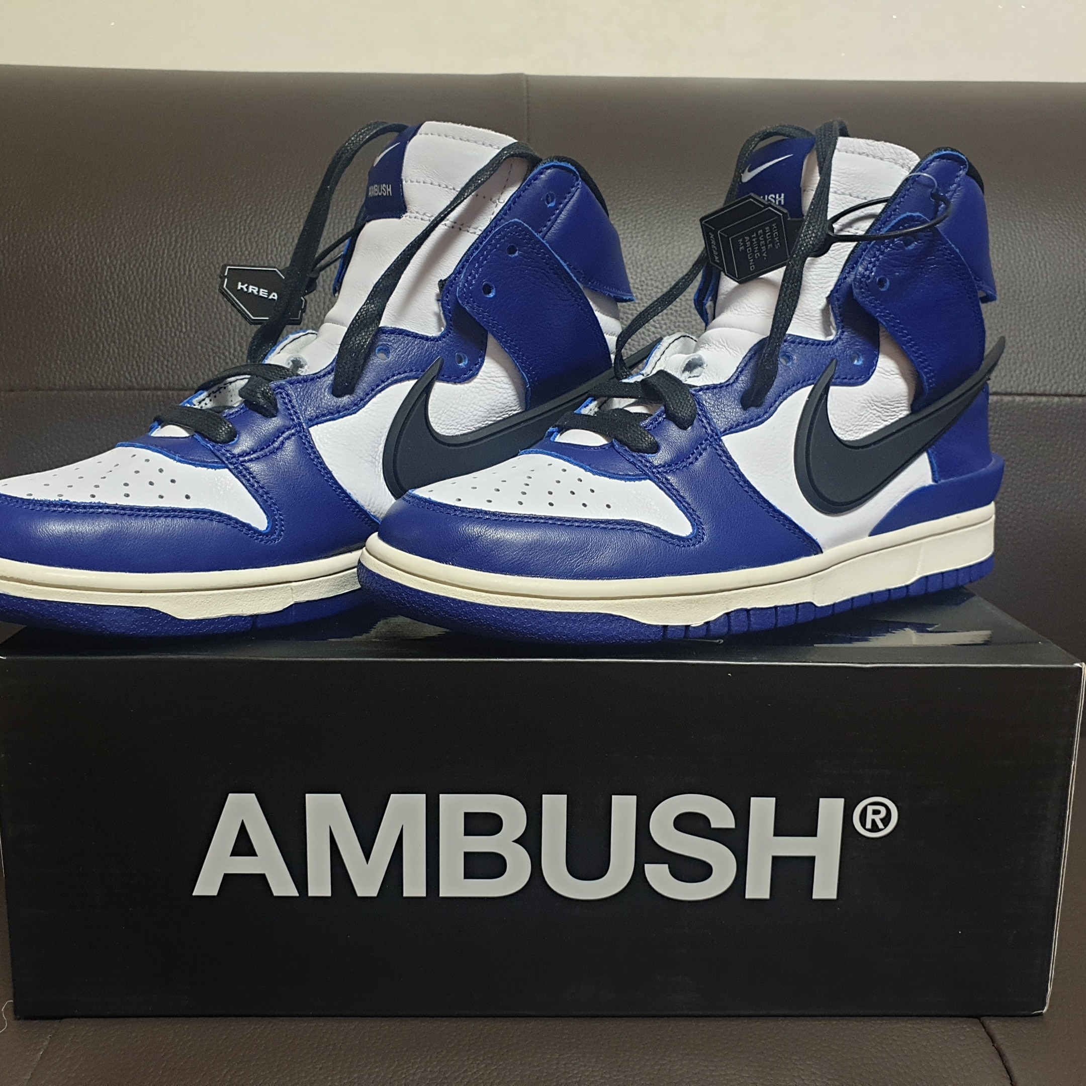 Nike x Ambush Dunk High Deep Royal Blue 착용 스타일 - 2