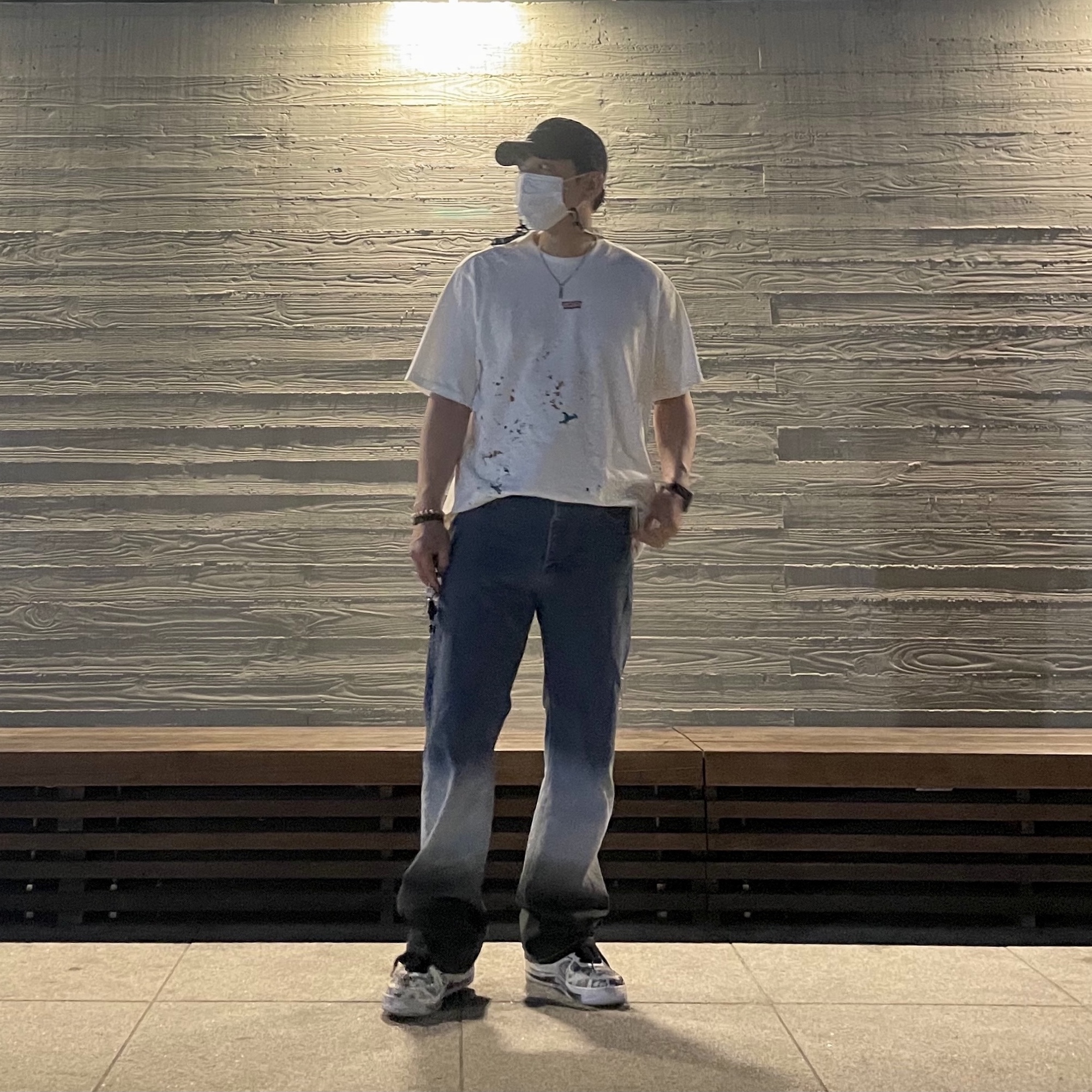 Nike x Peaceminusone Air Force 1 Low Para-Noise 2.0 착용 스타일