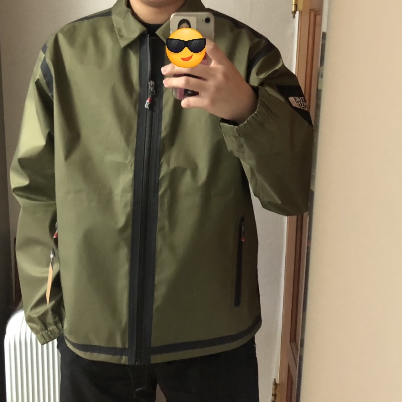Supreme x The North Face Summit Series Outer Tape Seam Coaches Jacket Olive - 21SS, Supreme x The North Face Summit Series Outer Tape Seam Jacket Olive - 21SS 착용 스타일 - 3