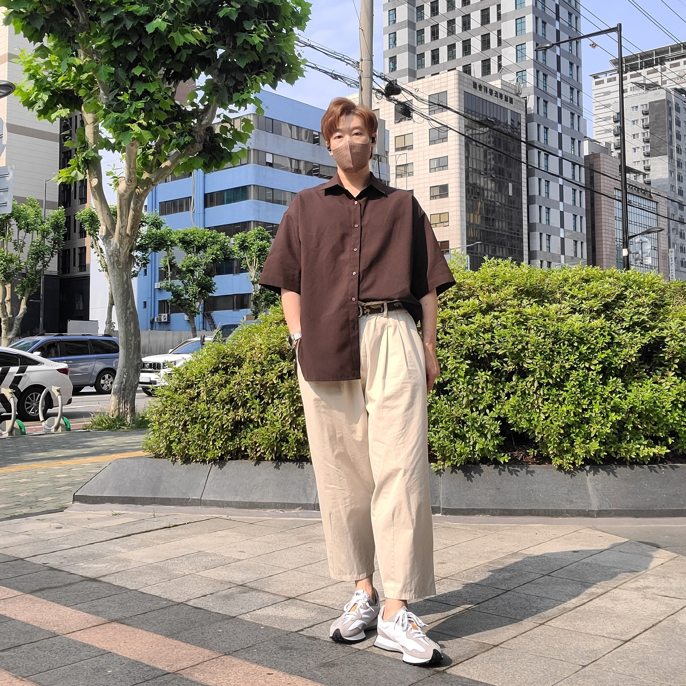 New Balance x Levi's 327 Grey (Levi's Tag) 착용 스타일