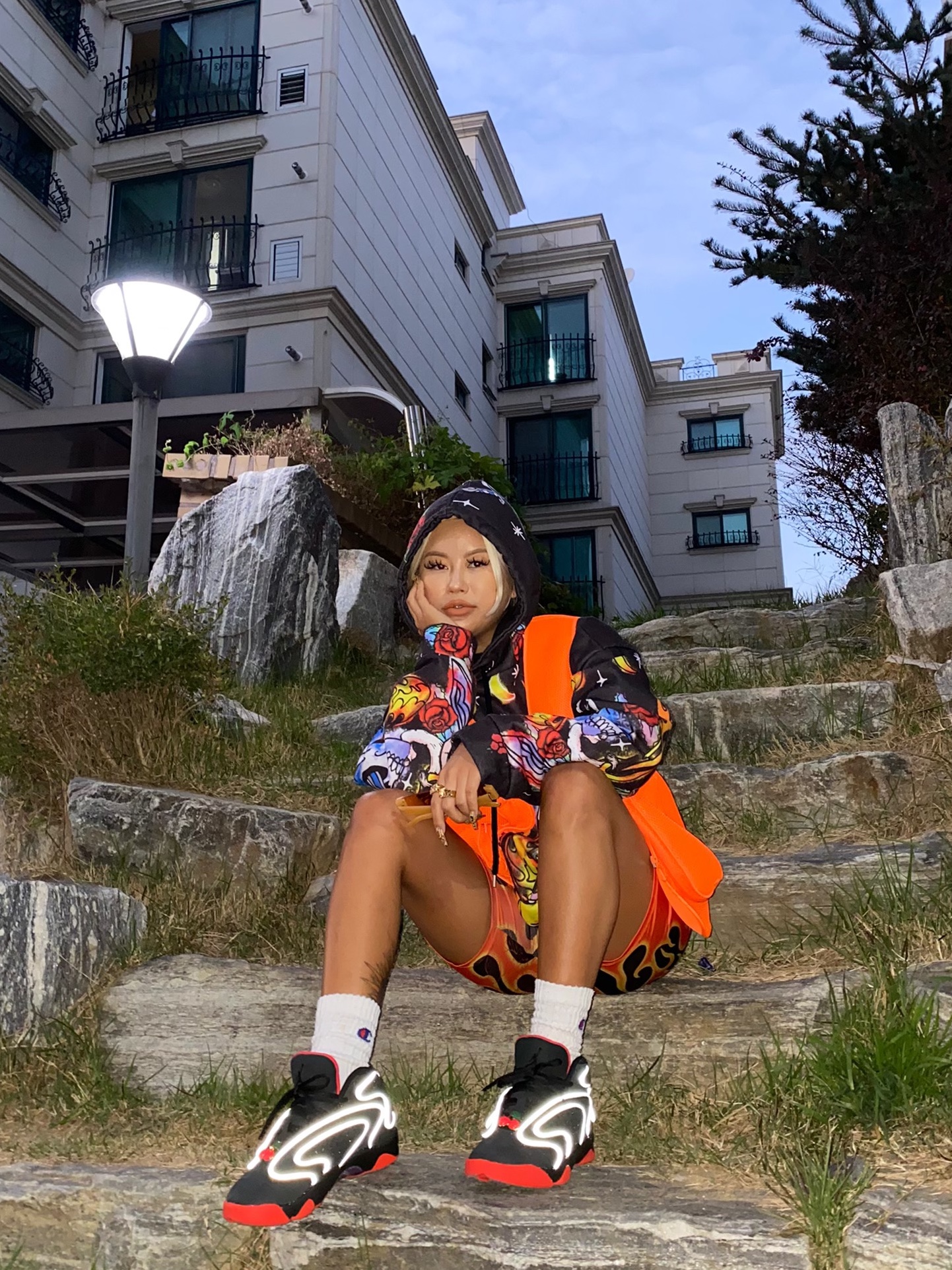 (W) Jordan x Melody Ehsani OG SP Cherry 착용 스타일 - 5