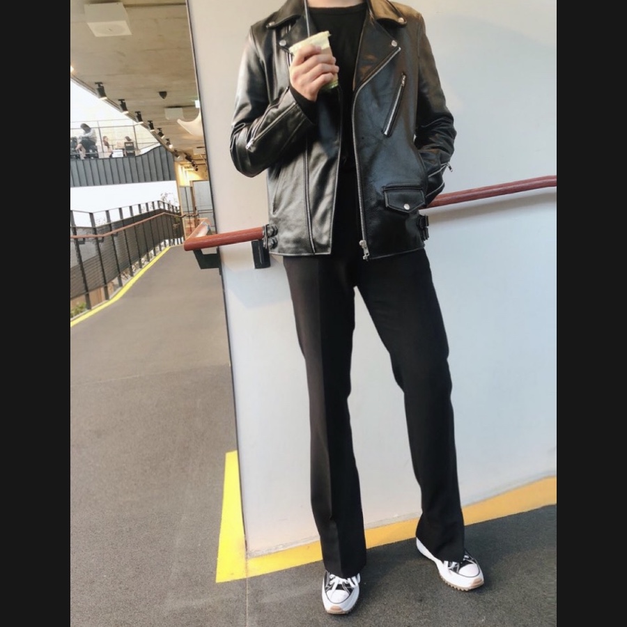 Converse Run Star Hike Hi Black White Gum 착용 스타일