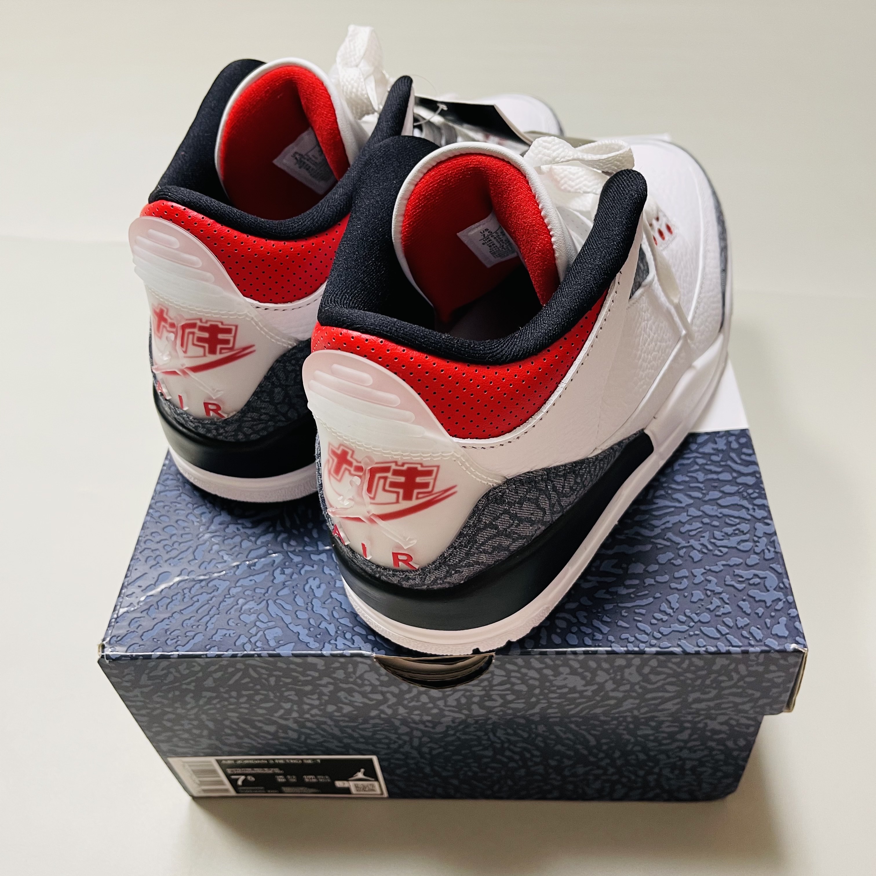 Jordan 3 Retro SE Denim Fire Red, (TD) Nike x Tom Sachs Mars Yard 착용 스타일 - 2