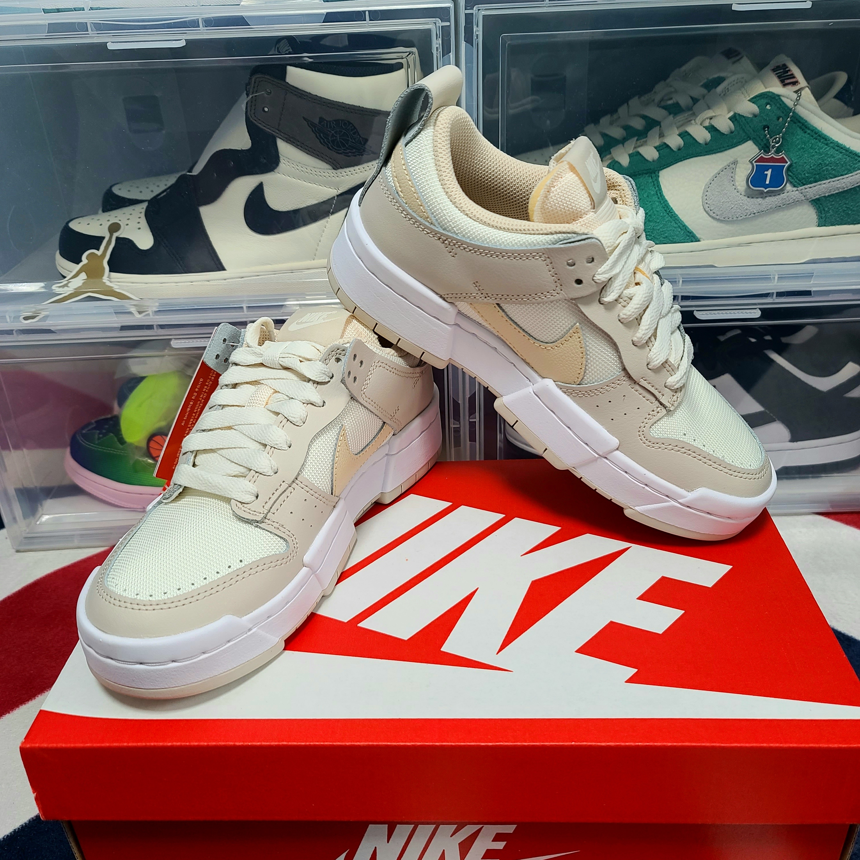 (W) Nike Dunk Low Disrupt Desert Sand 착용 스타일