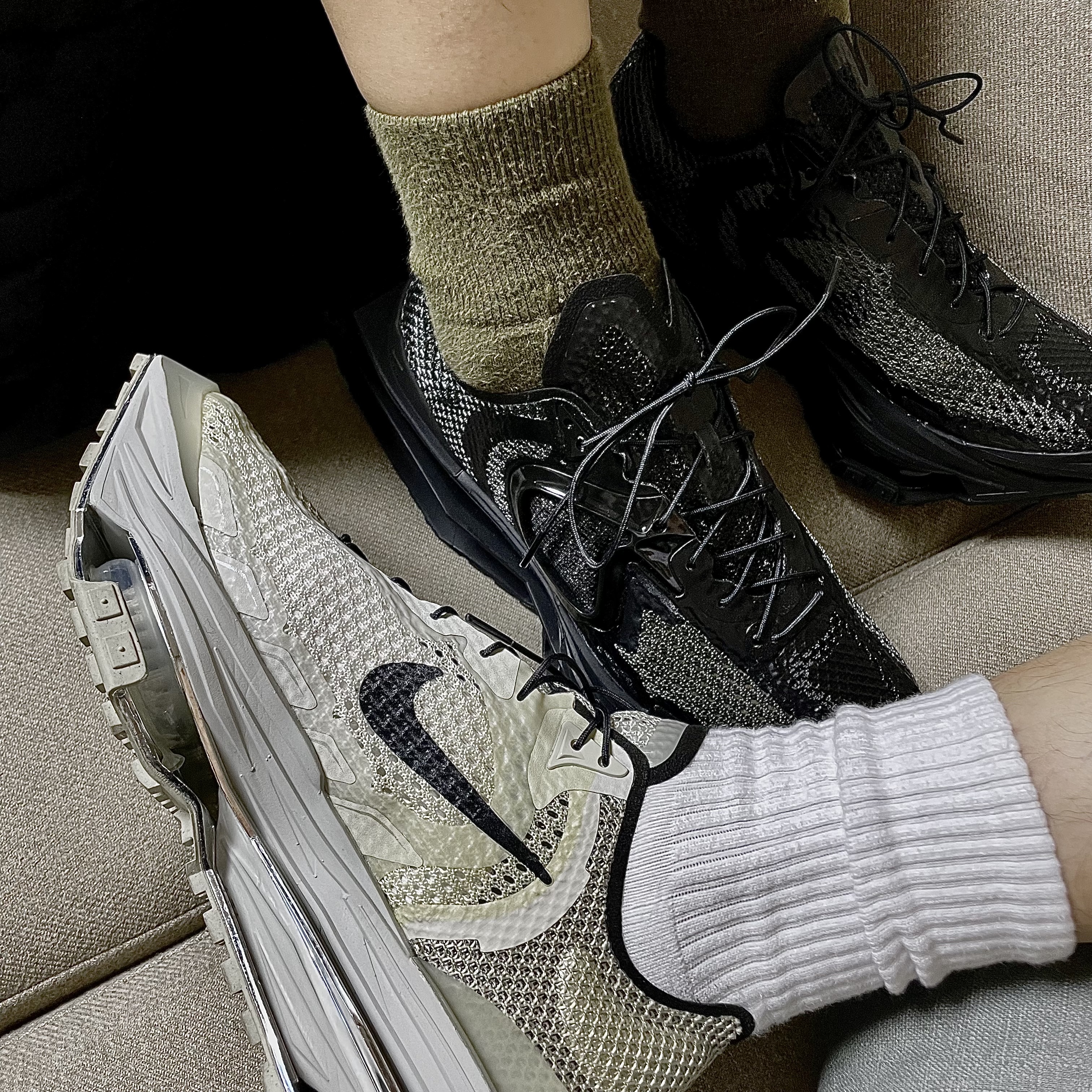 Nike x Matthew M Williams Zoom 004 Triple Black, Nike x Matthew M Williams Zoom 004 Stone 착용 스타일 - 2
