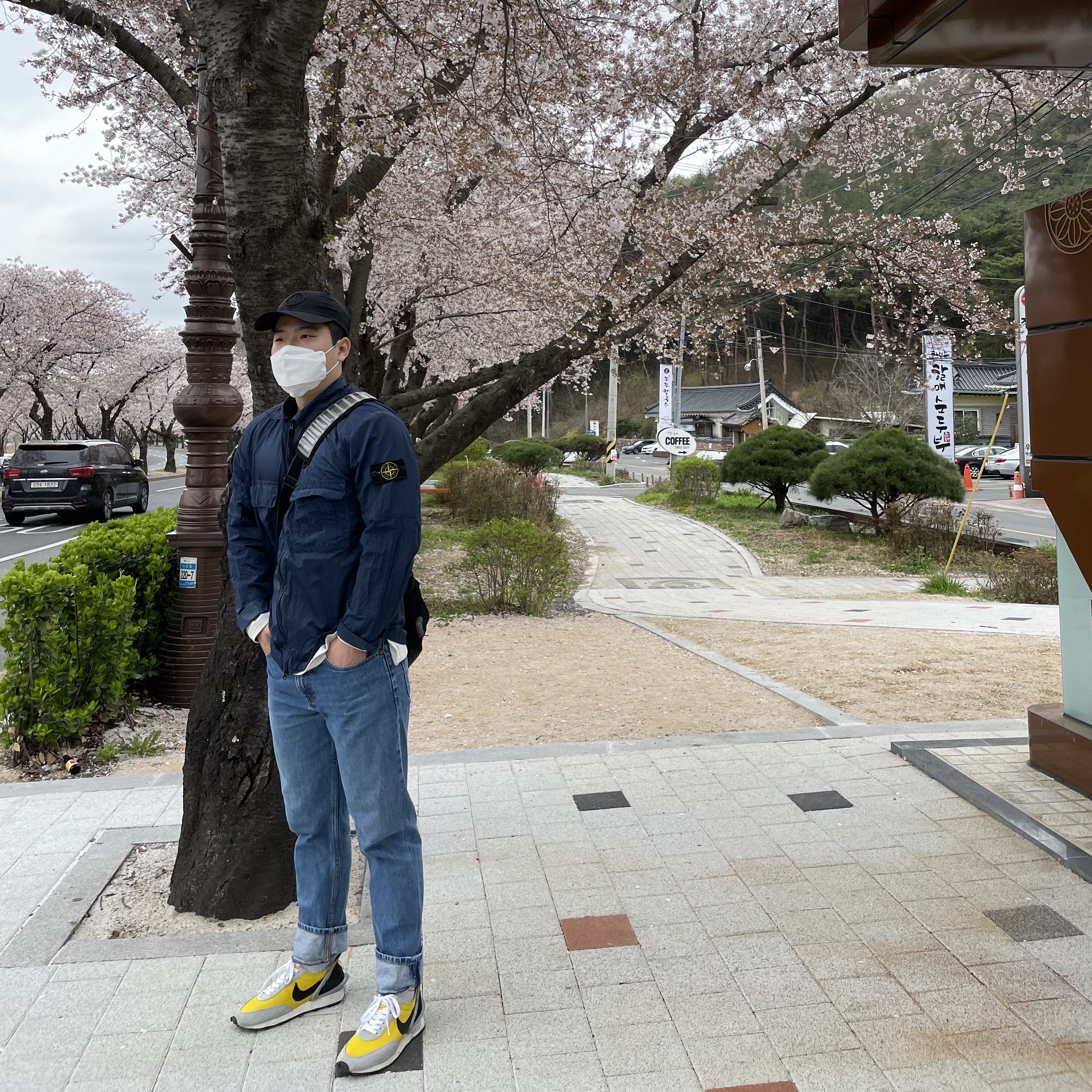 Nike x Undercover Daybreak Bright Citron 착용 스타일