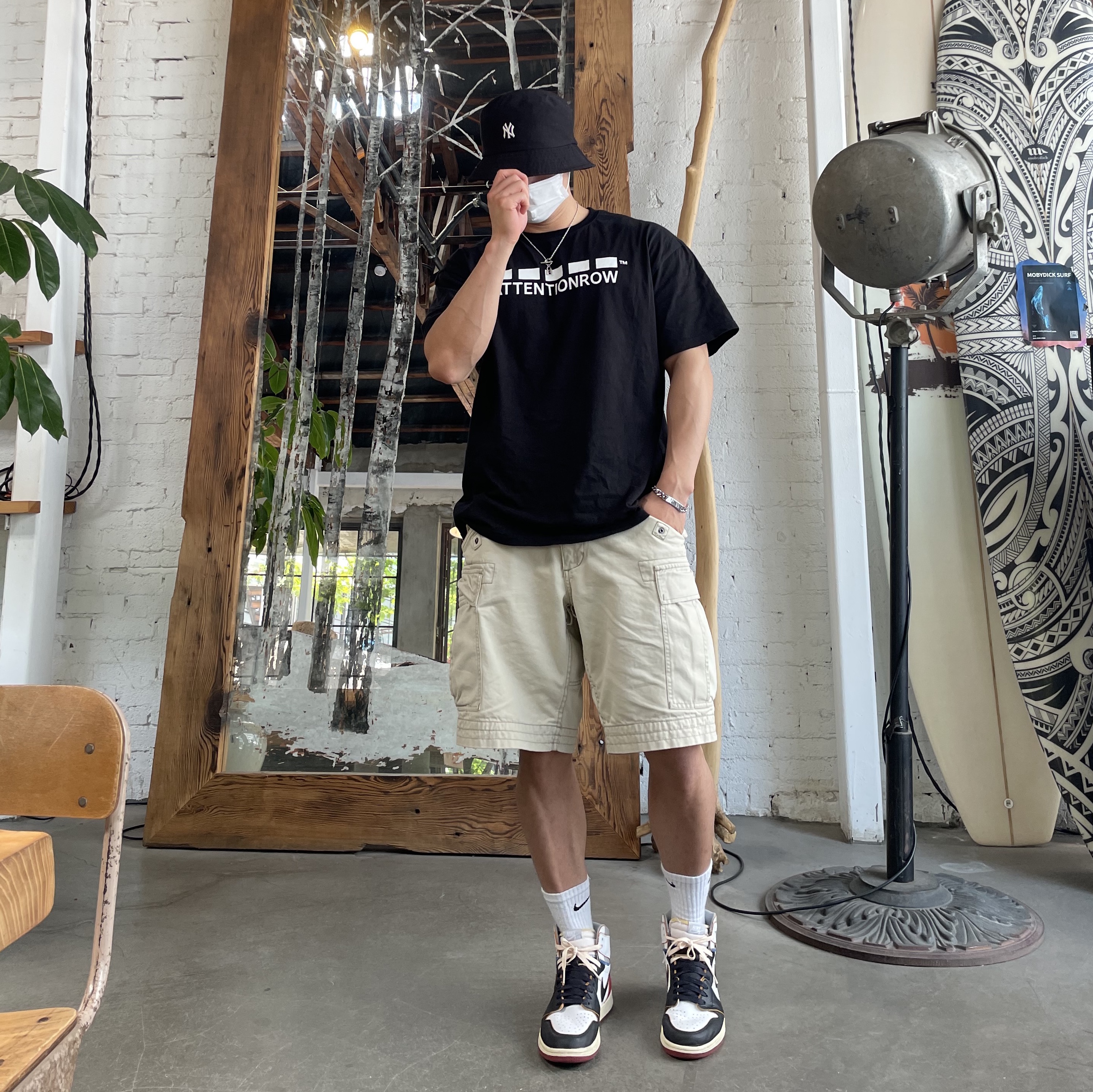 Jordan 1 x Union Retro High Black Toe 착용 스타일