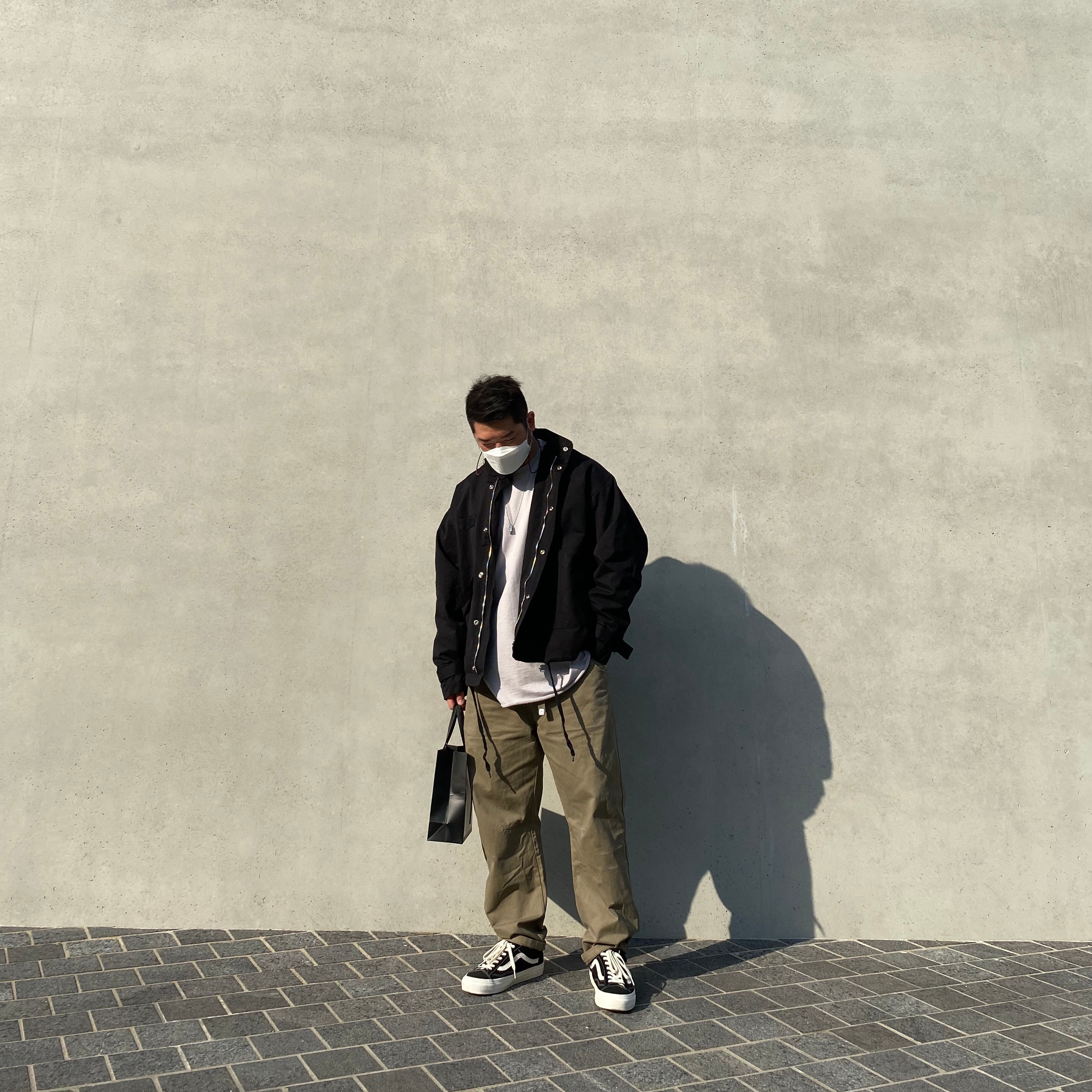 Vans Vault Style 36 Black White 착용 스타일