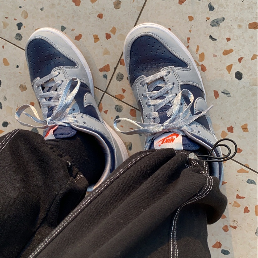 (W) Nike Dunk Low SP College Navy 착용 스타일