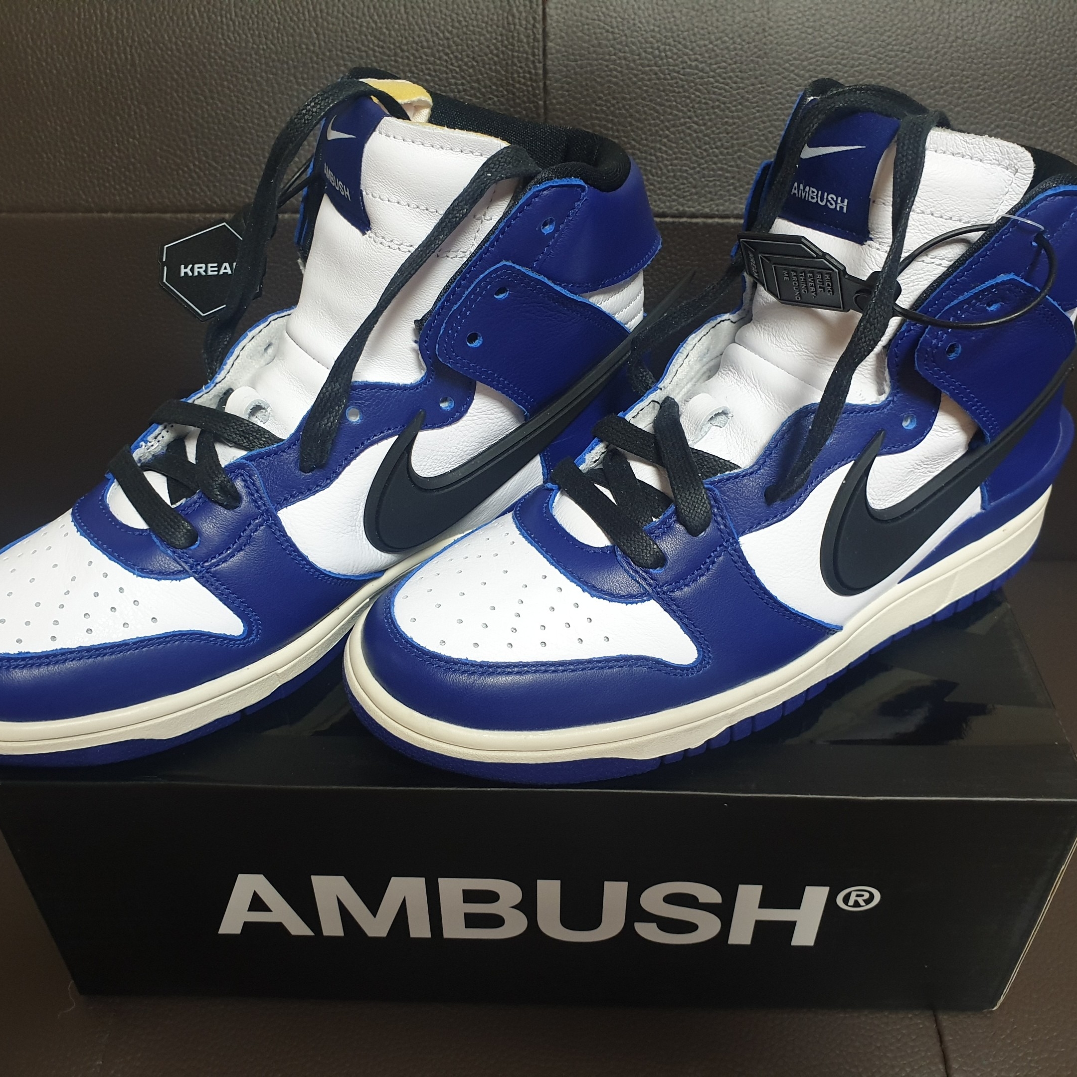 Nike x Ambush Dunk High Deep Royal Blue 착용 스타일 - 3