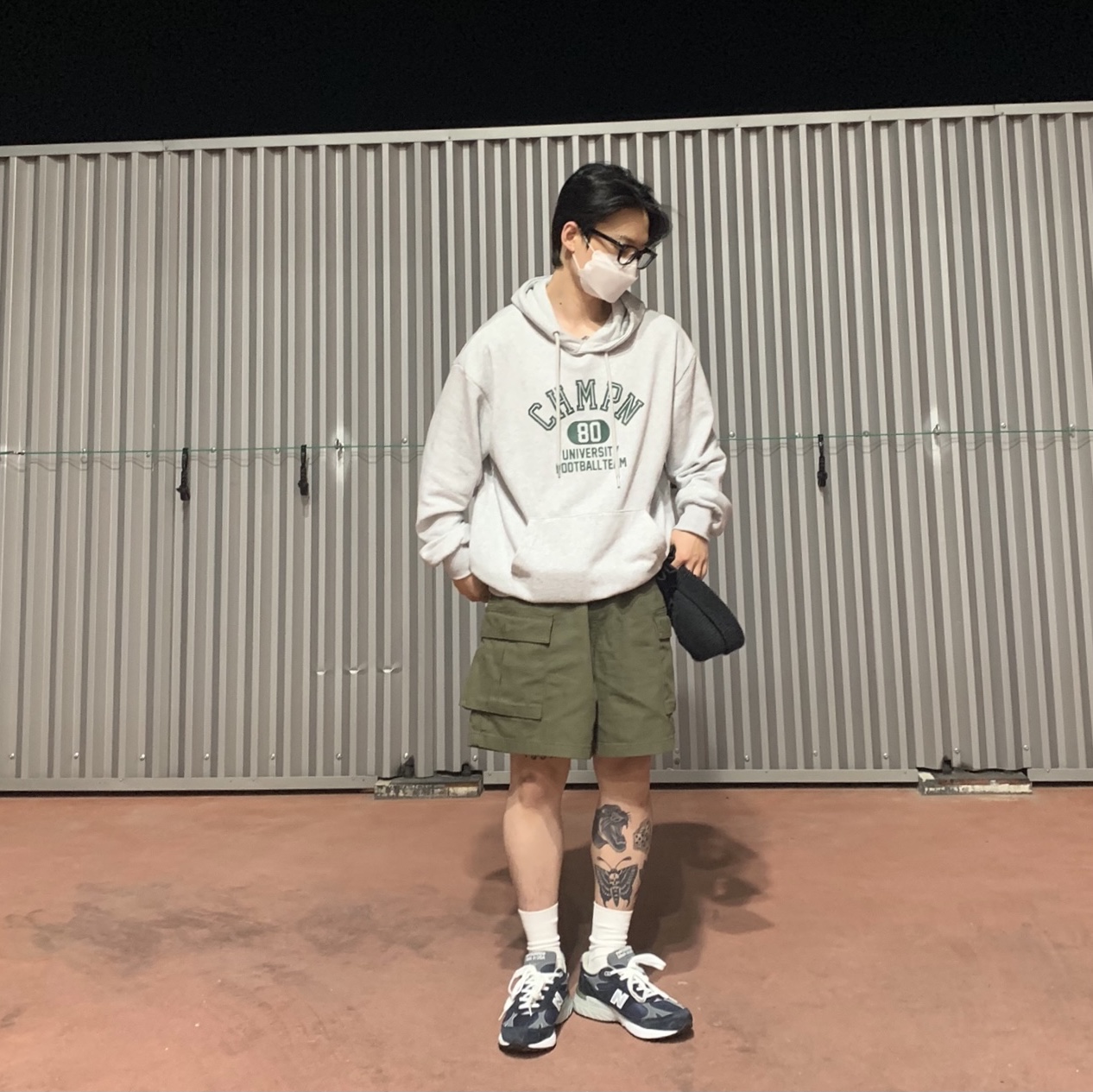 (W) New Balance 993 Made in USA Navy - B Standard 착용 스타일 - 1