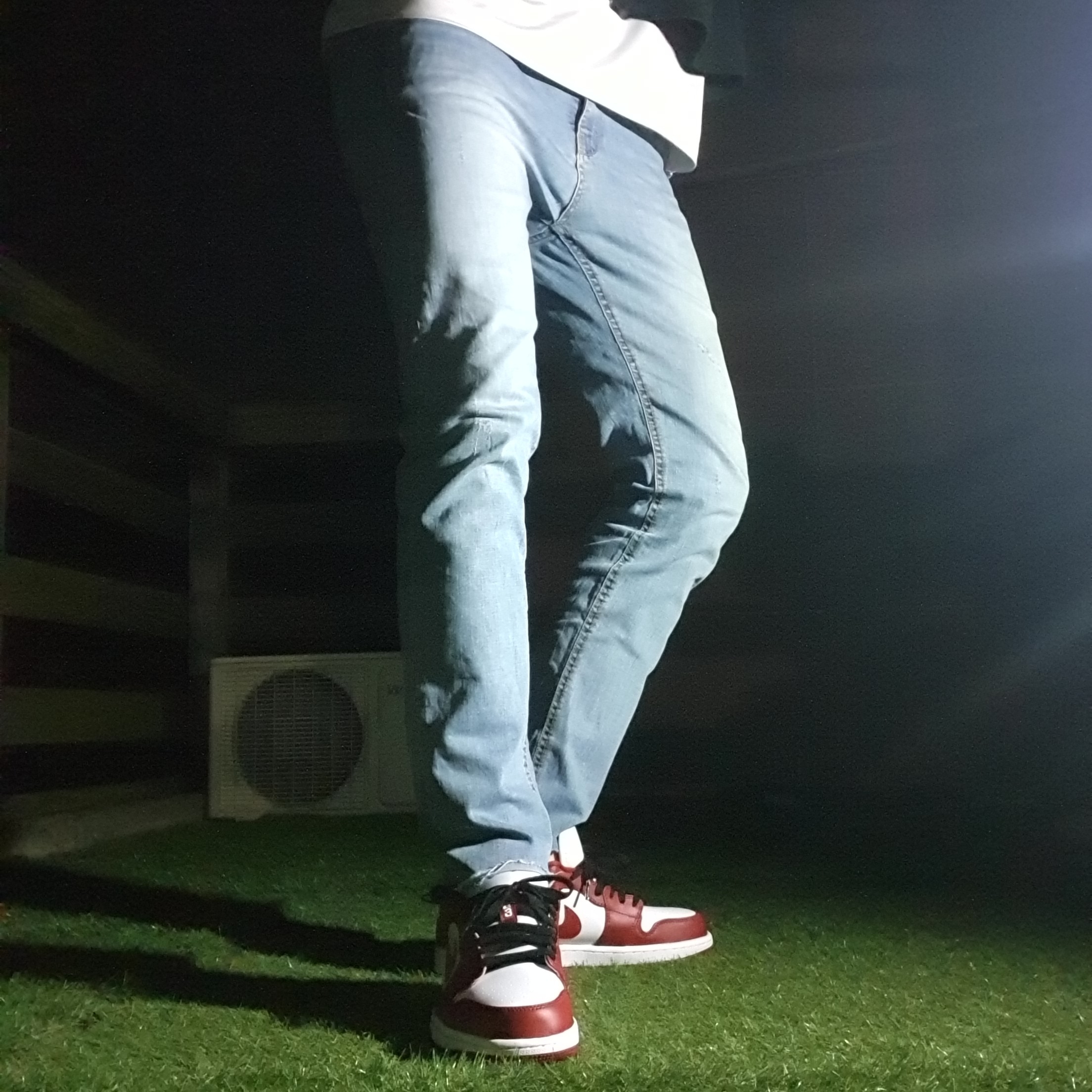 Jordan 1 Low Gym Red White 착용 스타일 - 2