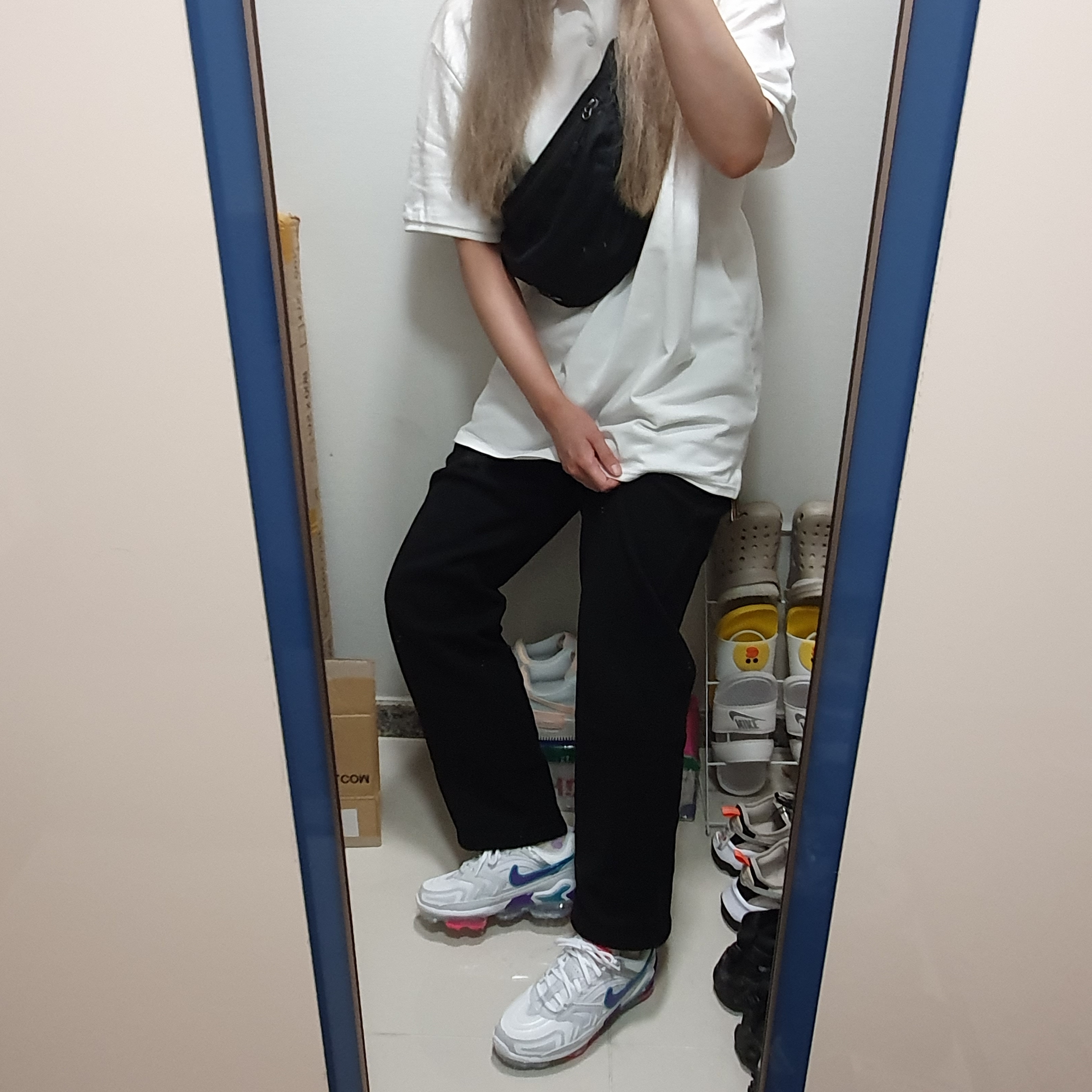 (W) Nike Air VaporMax EVO Hyper Grape 착용 스타일