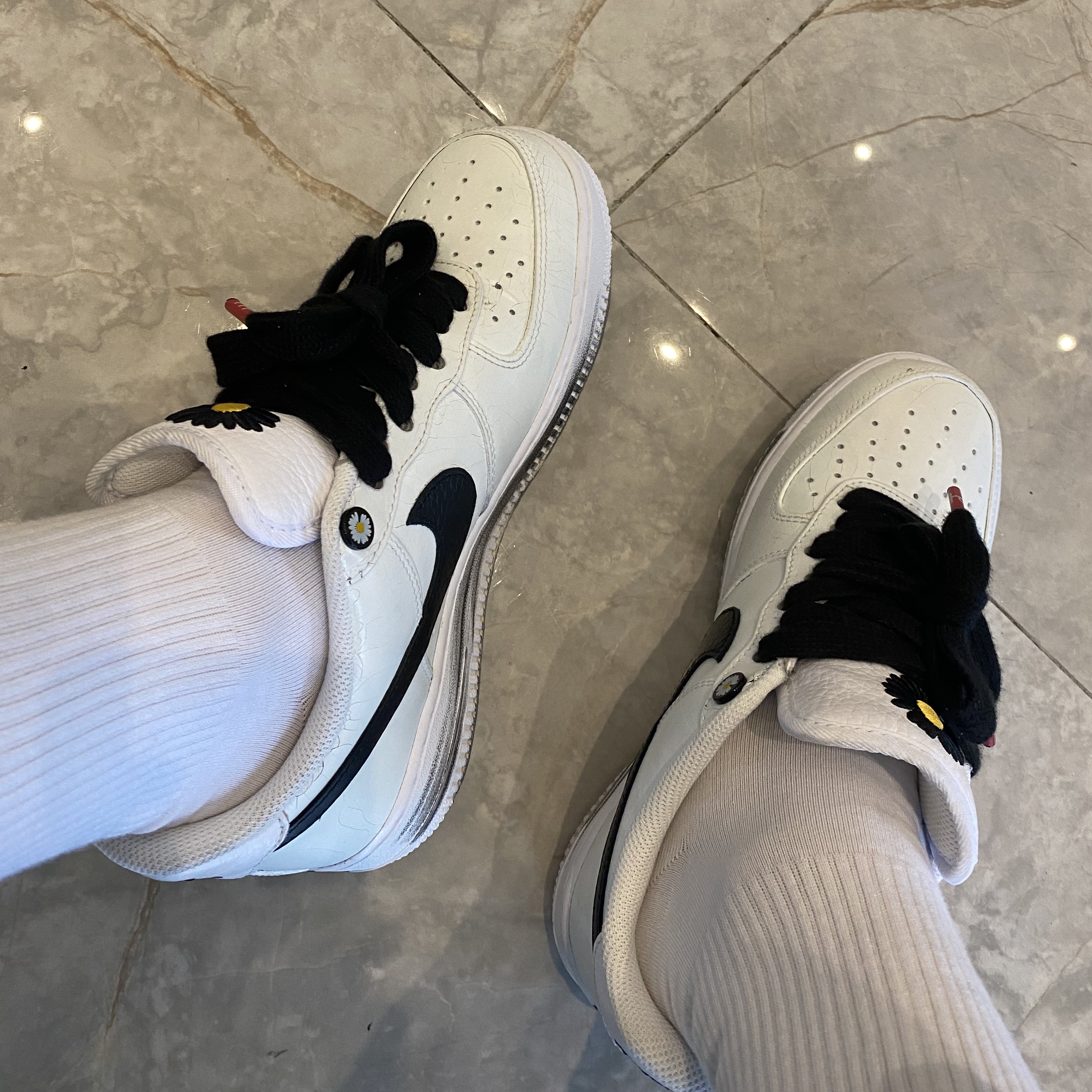 Nike x Peaceminusone Air Force 1 Low Para-Noise 2.0 착용 스타일 - 2