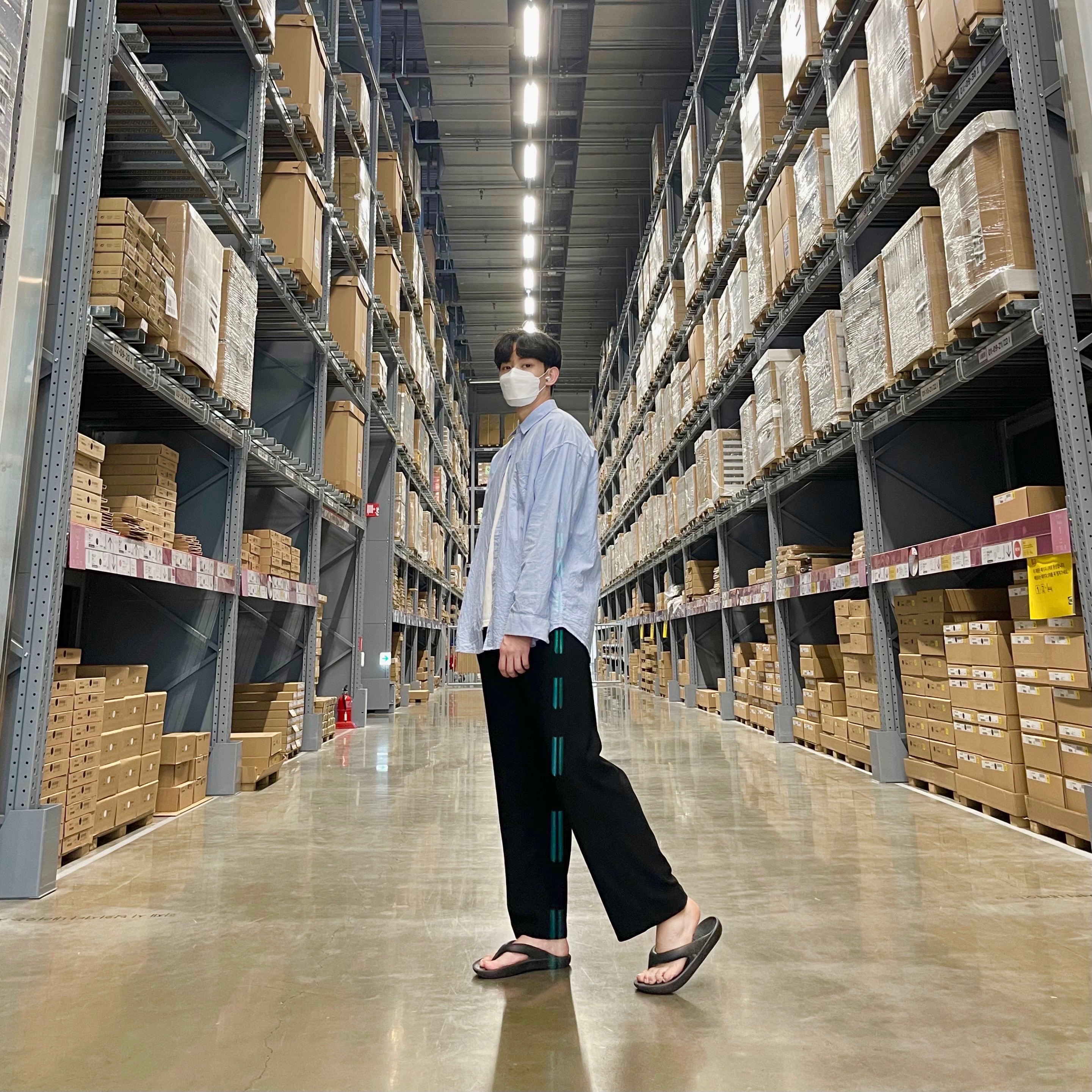 New Balance x Taw&Toe Flip Flop Black 착용 스타일