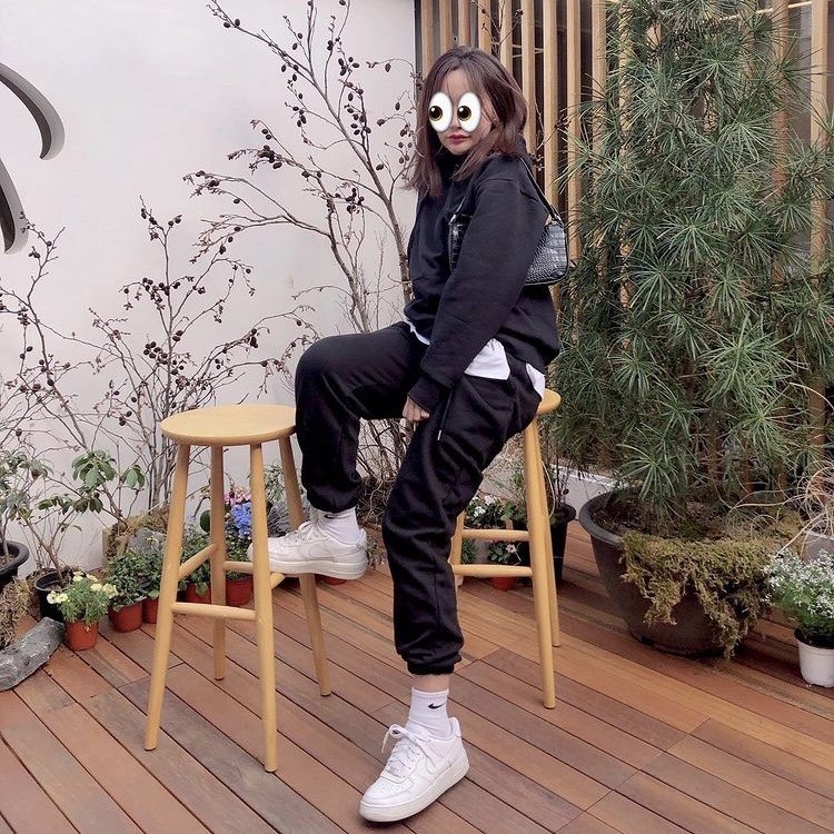 Nike Air Force 1 '07 Low White 착용 스타일