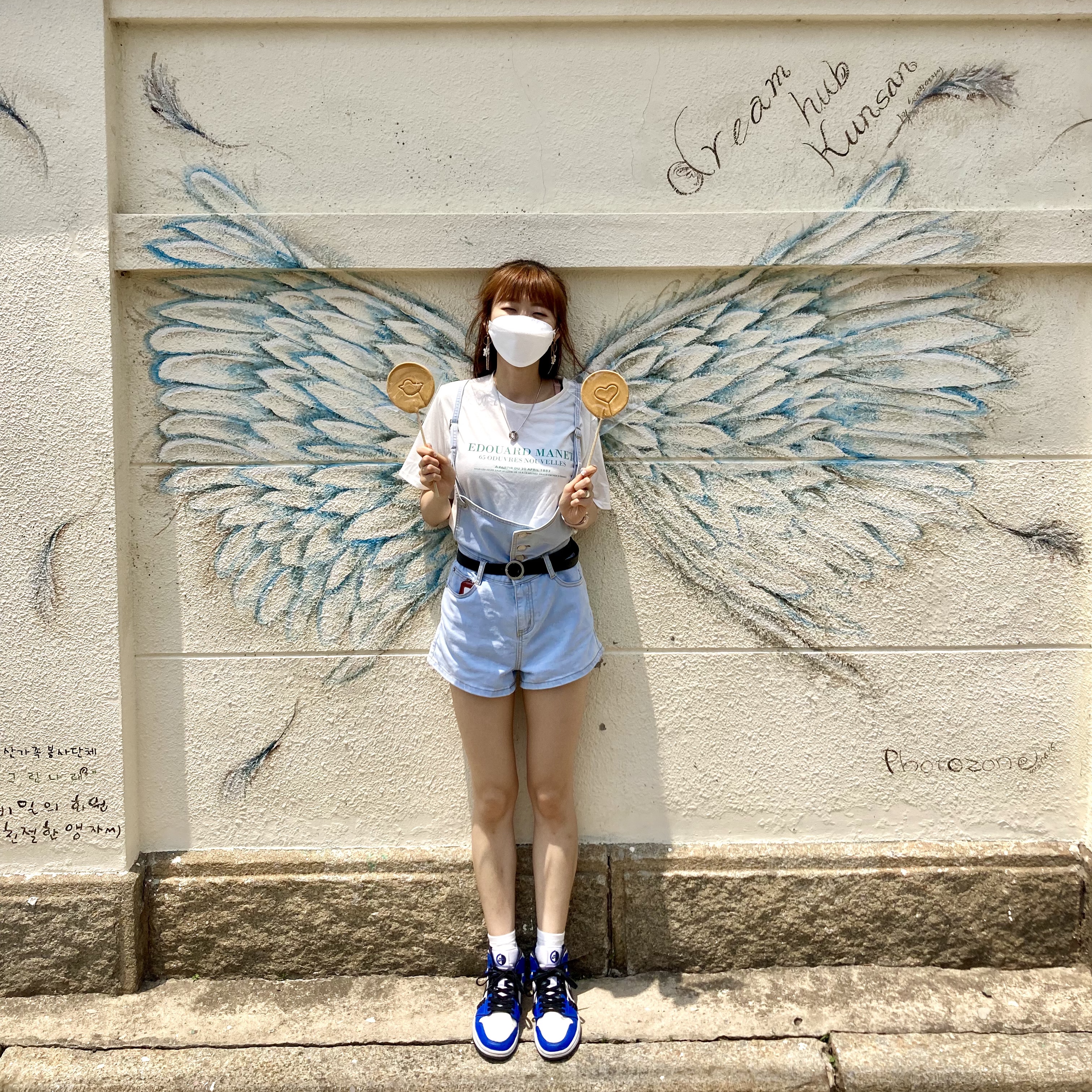 (W) Jordan 1 Mid SE Sisterhood 착용 스타일