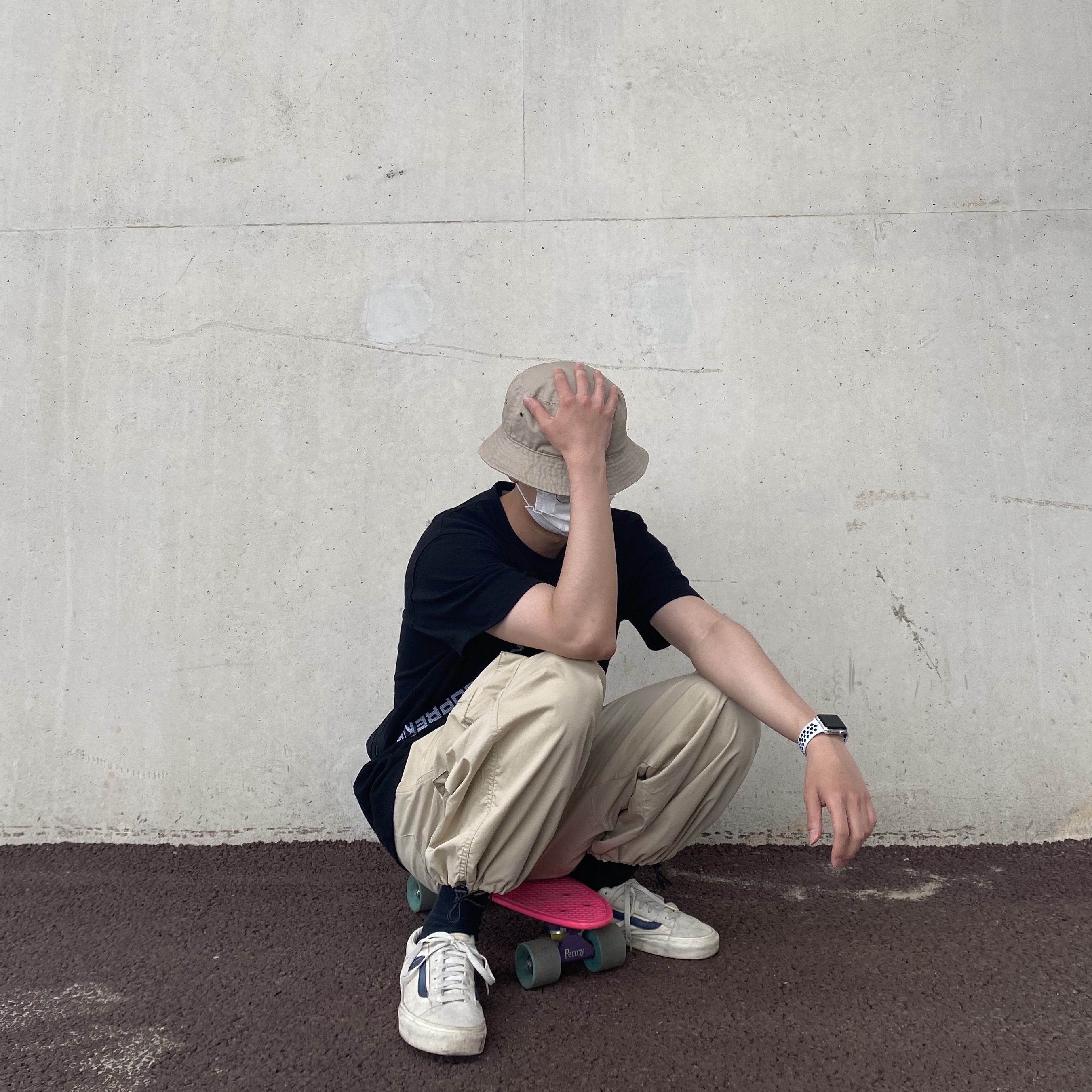 Vans Style 36 Marshmallow Dress Blues 착용 스타일