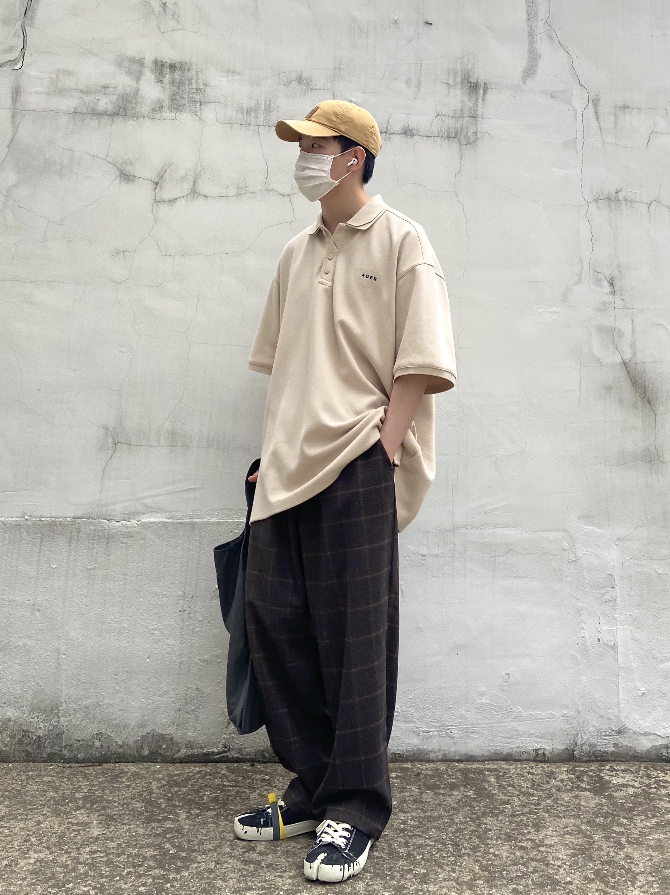 Maison Margiela Tabi Low Black 착용 스타일