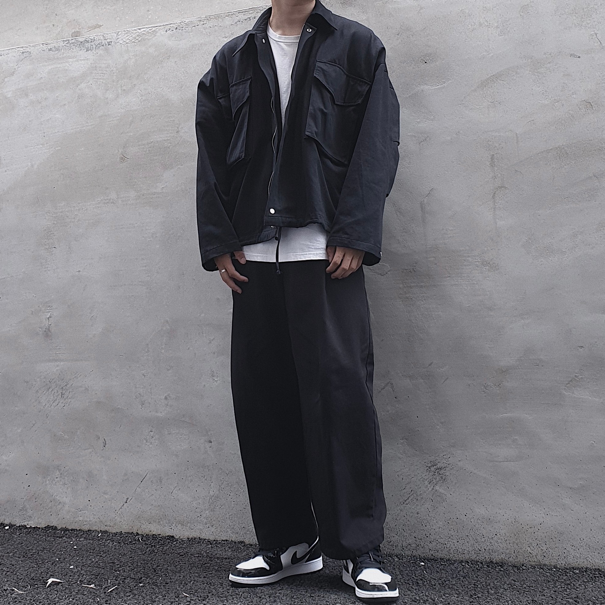 Jordan 1 Mid SE ASW Black 착용 스타일 - 3