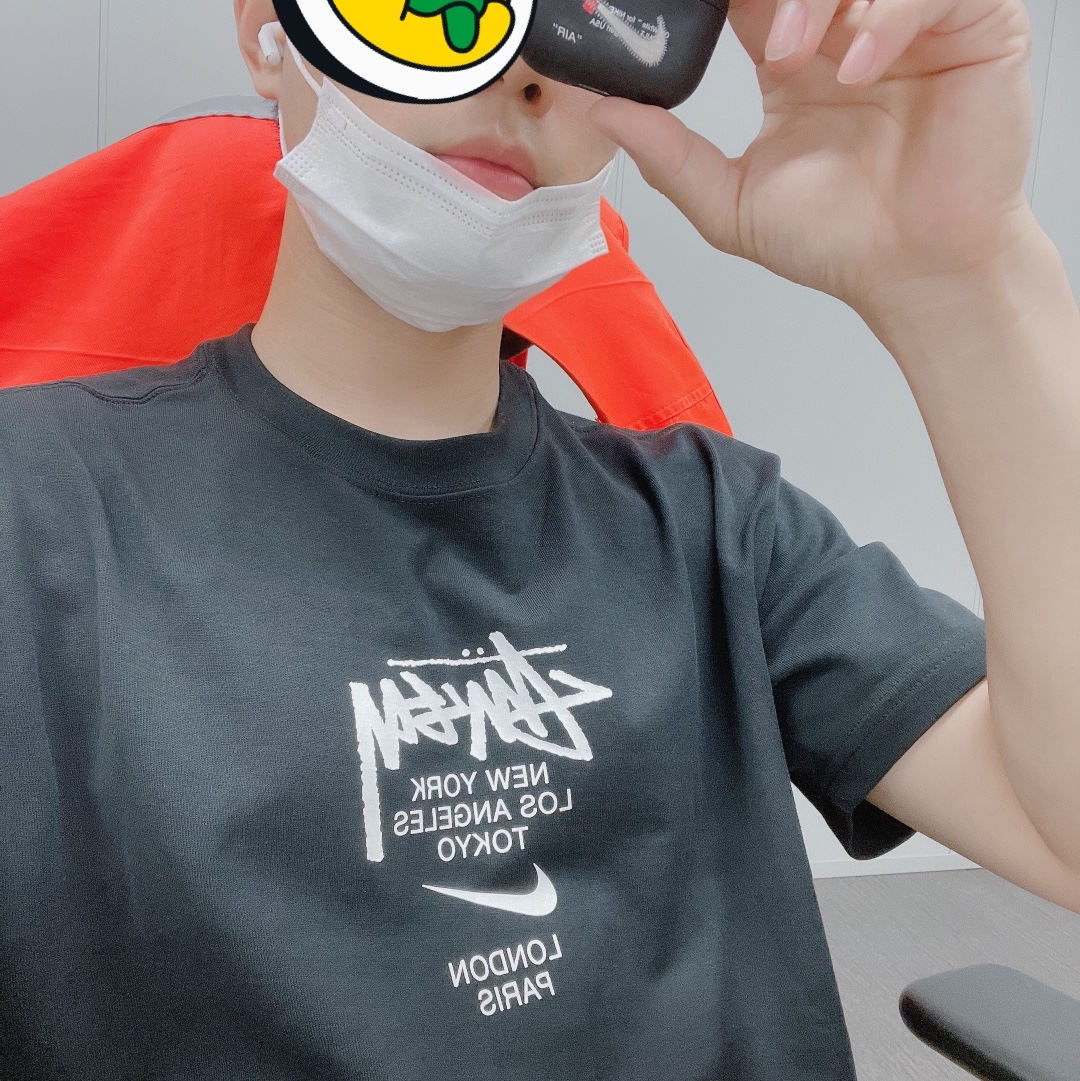 Nike x Stussy WT T-Shirt Black - Asia 착용 스타일