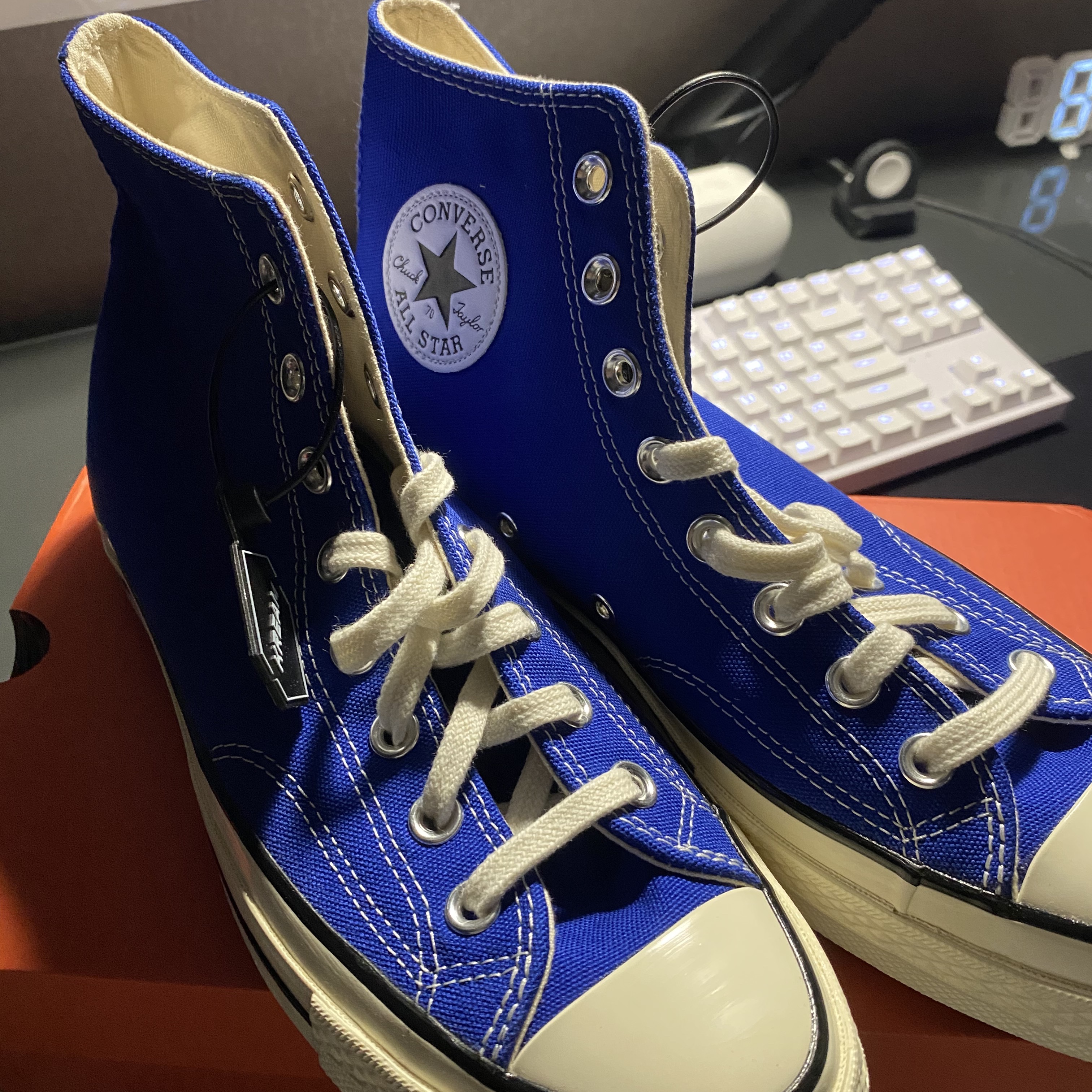 Converse Chuck 70 High Rush Blue 착용 스타일 - 2