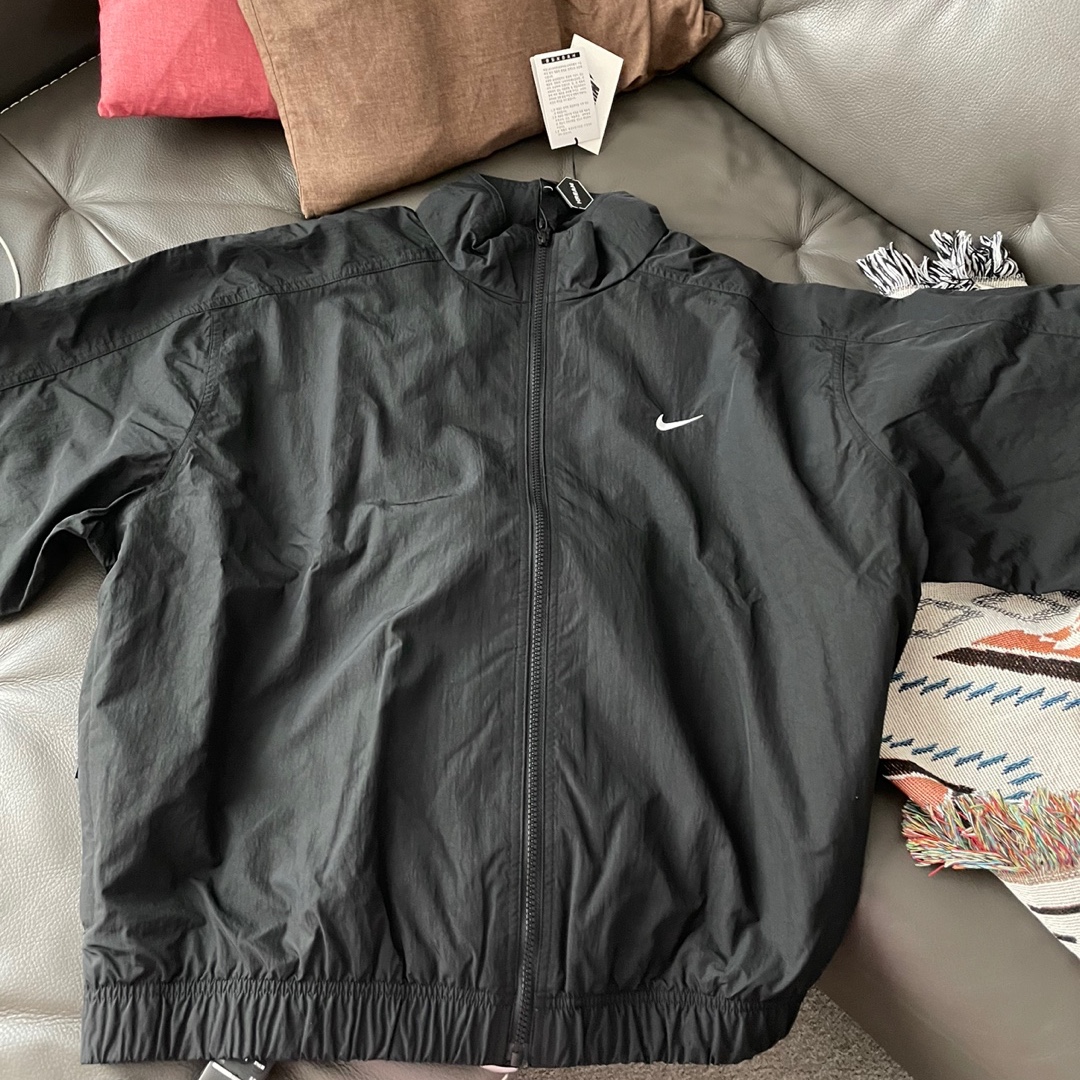 Nike M NRG Solo Swoosh Track Jacket Black - Asia 착용 스타일