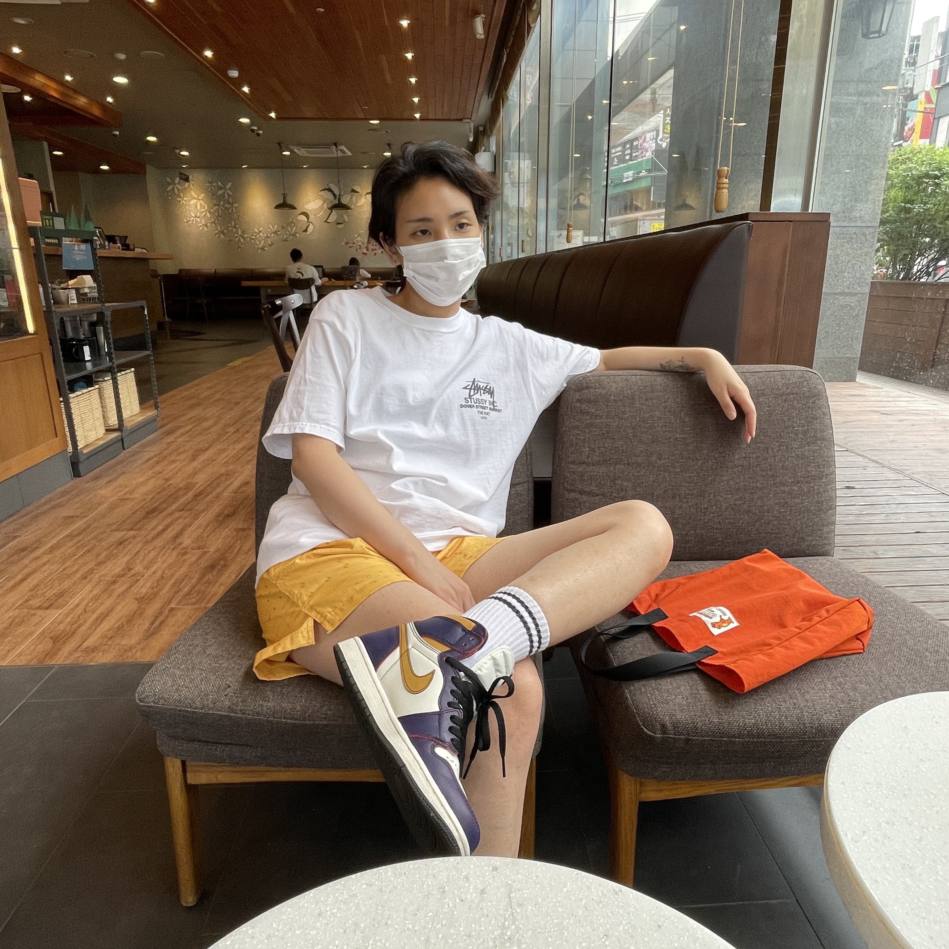Jordan 1 Retro High OG Defiant SB LA to Chicago 착용 스타일