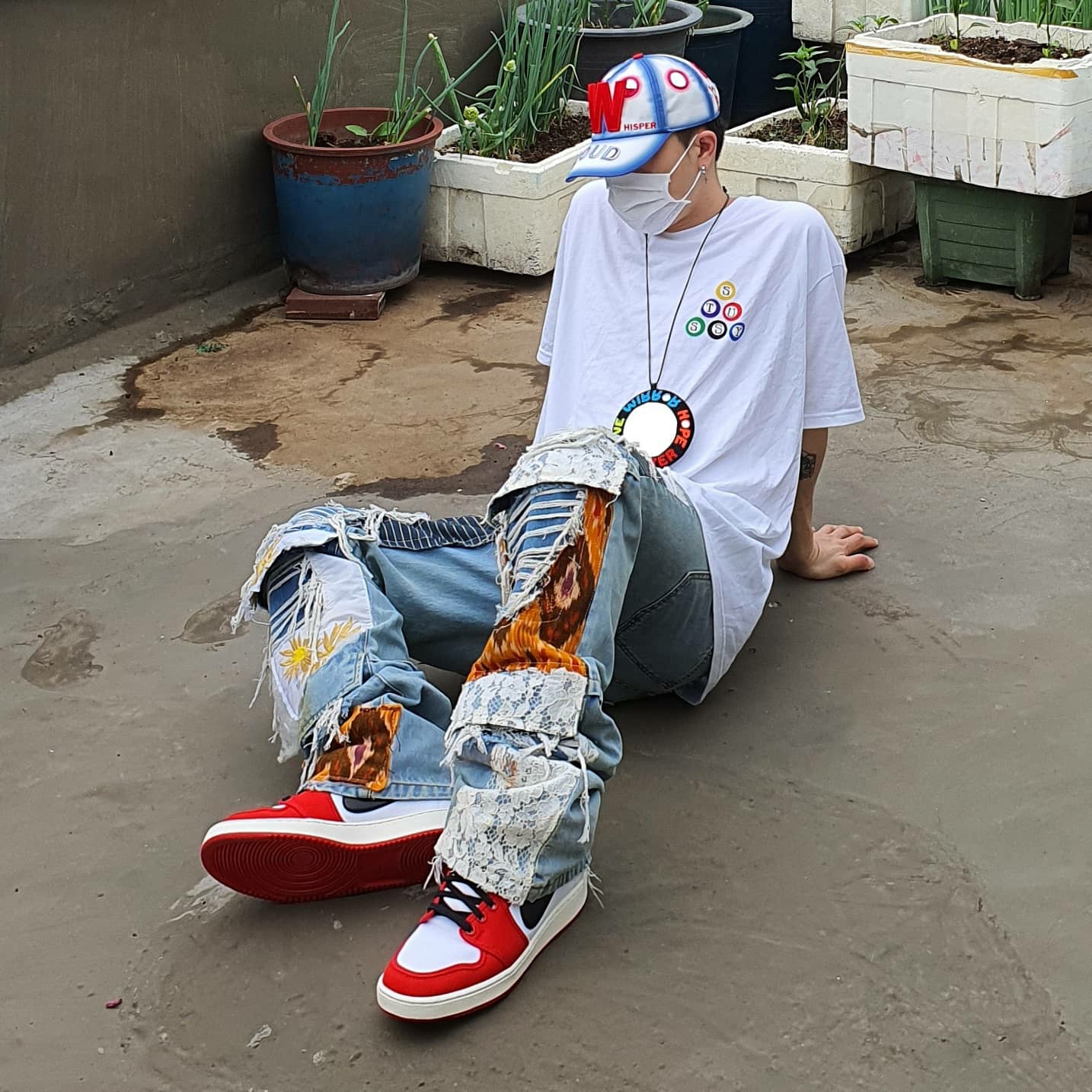 Jordan 1 KO Chicago 2021 착용 스타일 - 5