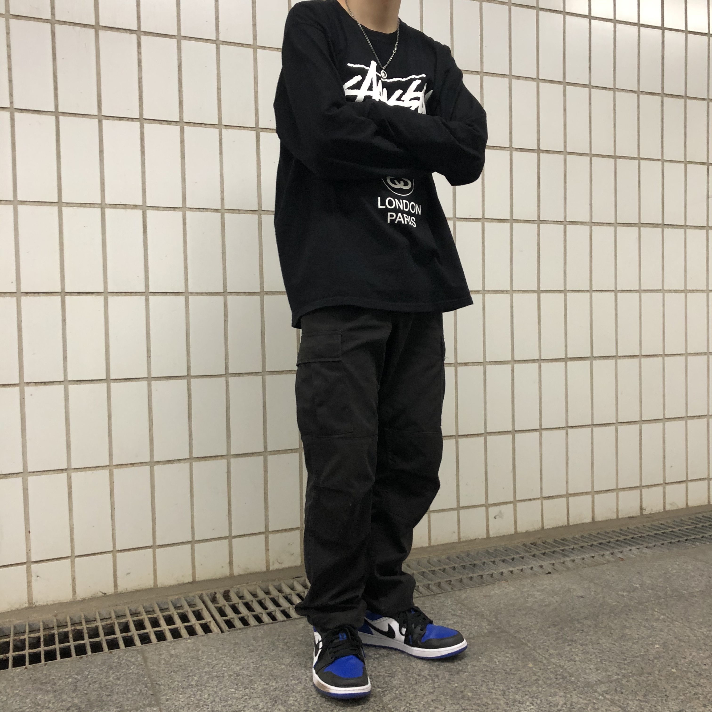 (GS) Jordan 1 Low Royal Toe 착용 스타일