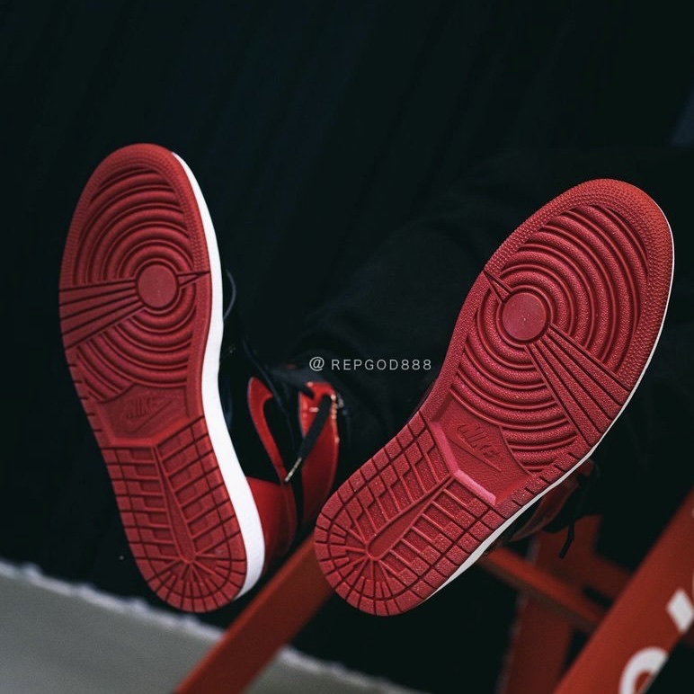 Jordan 1 Retro High OG Bred Banned 2016, Jordan 1 Retro High OG Bred 2013 착용 스타일 - 5