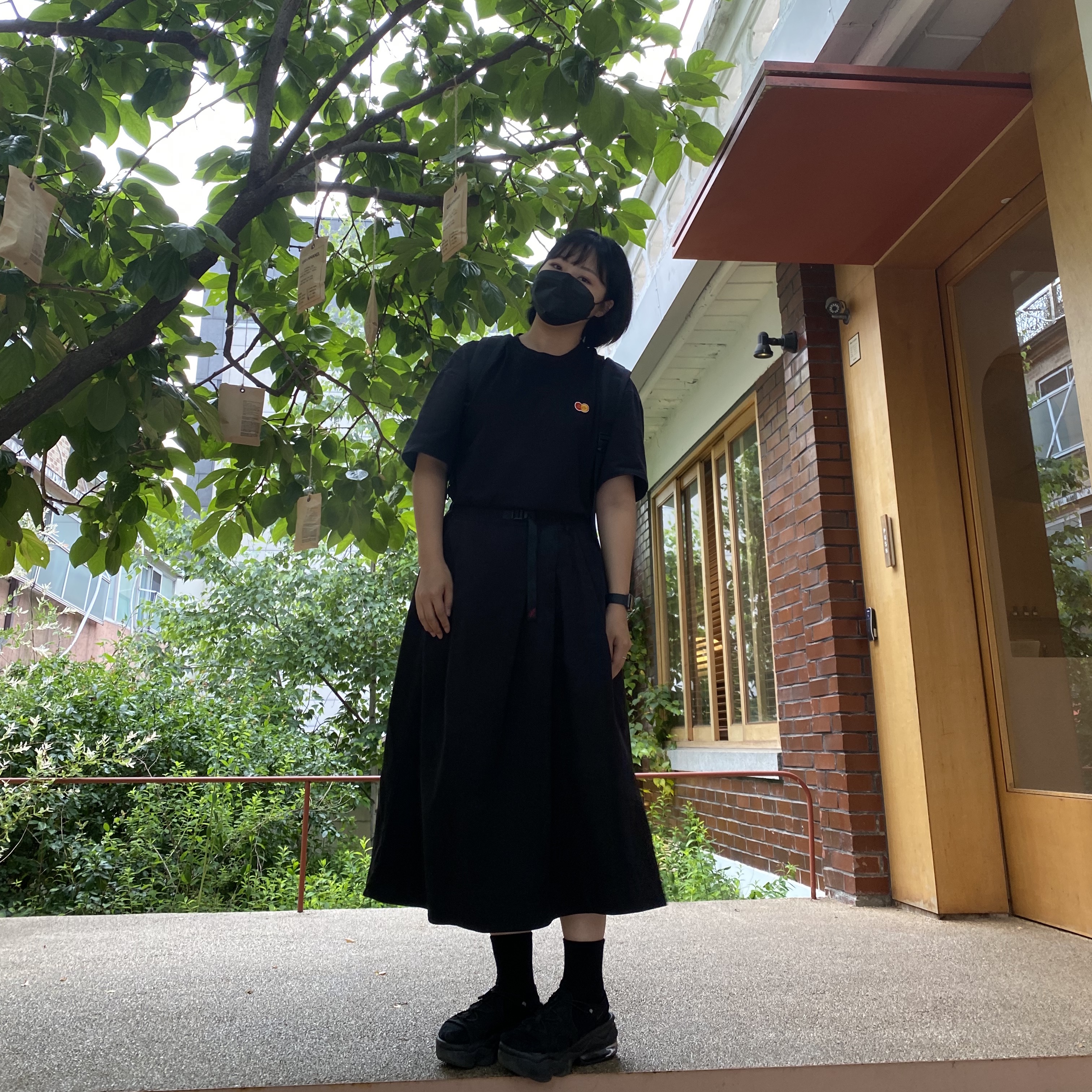 (W) Nike Air Max Koko Sandal Black 착용 스타일
