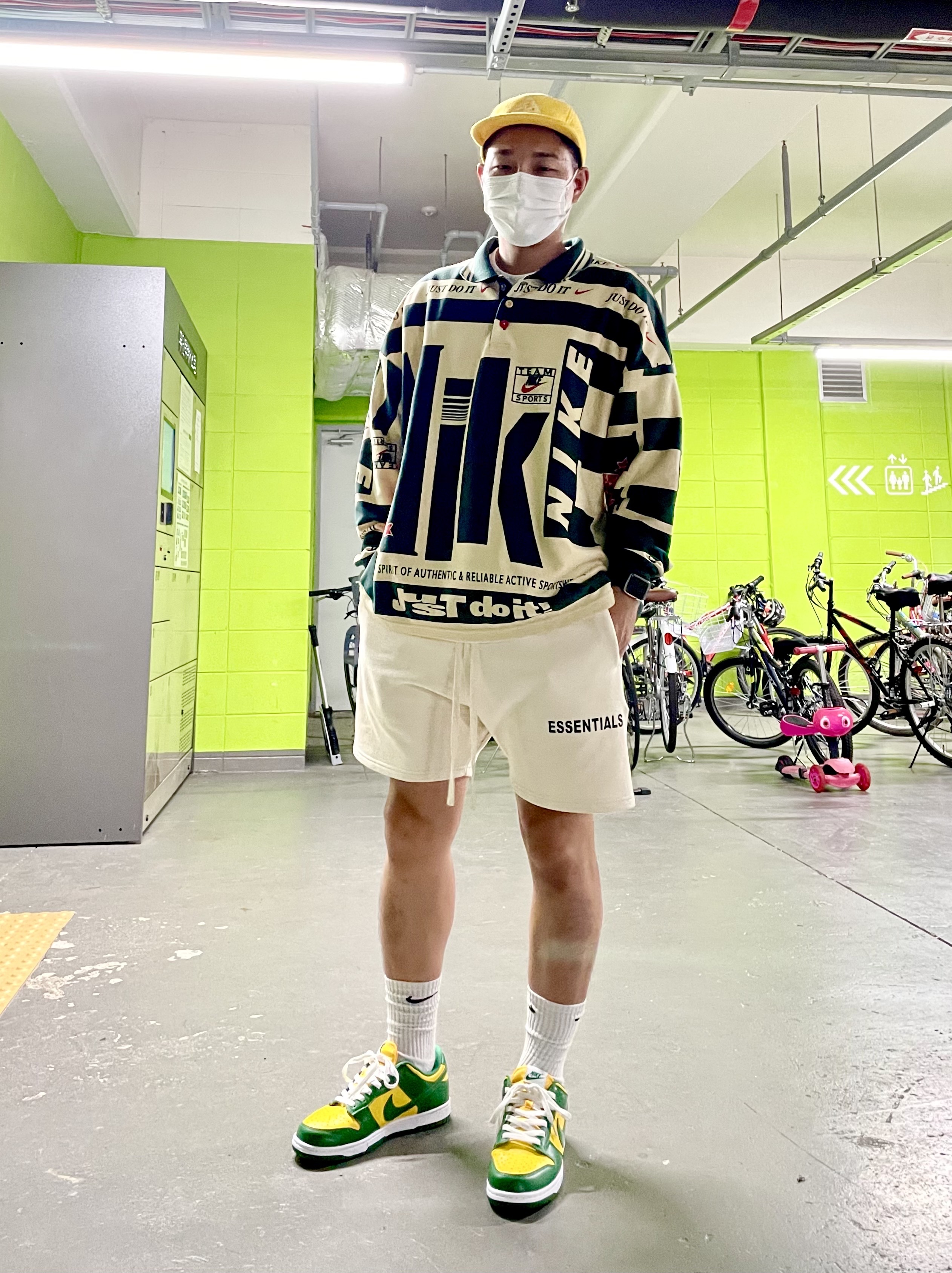 Nike x Cactus Plant Flea Market Long Sleeve Polo Natural - US/EU, Nike Dunk Low SP Brazil 2020 착용 스타일