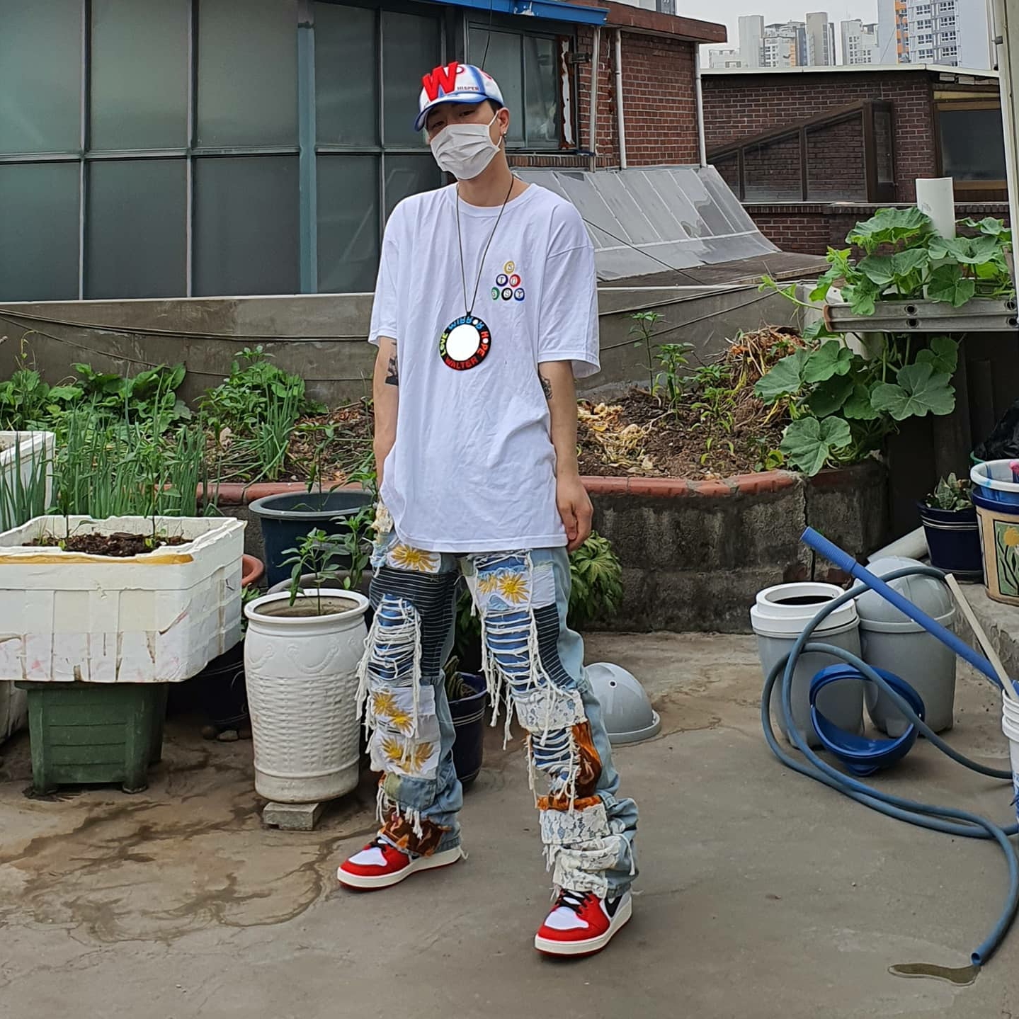 Jordan 1 KO Chicago 2021 착용 스타일 - 2