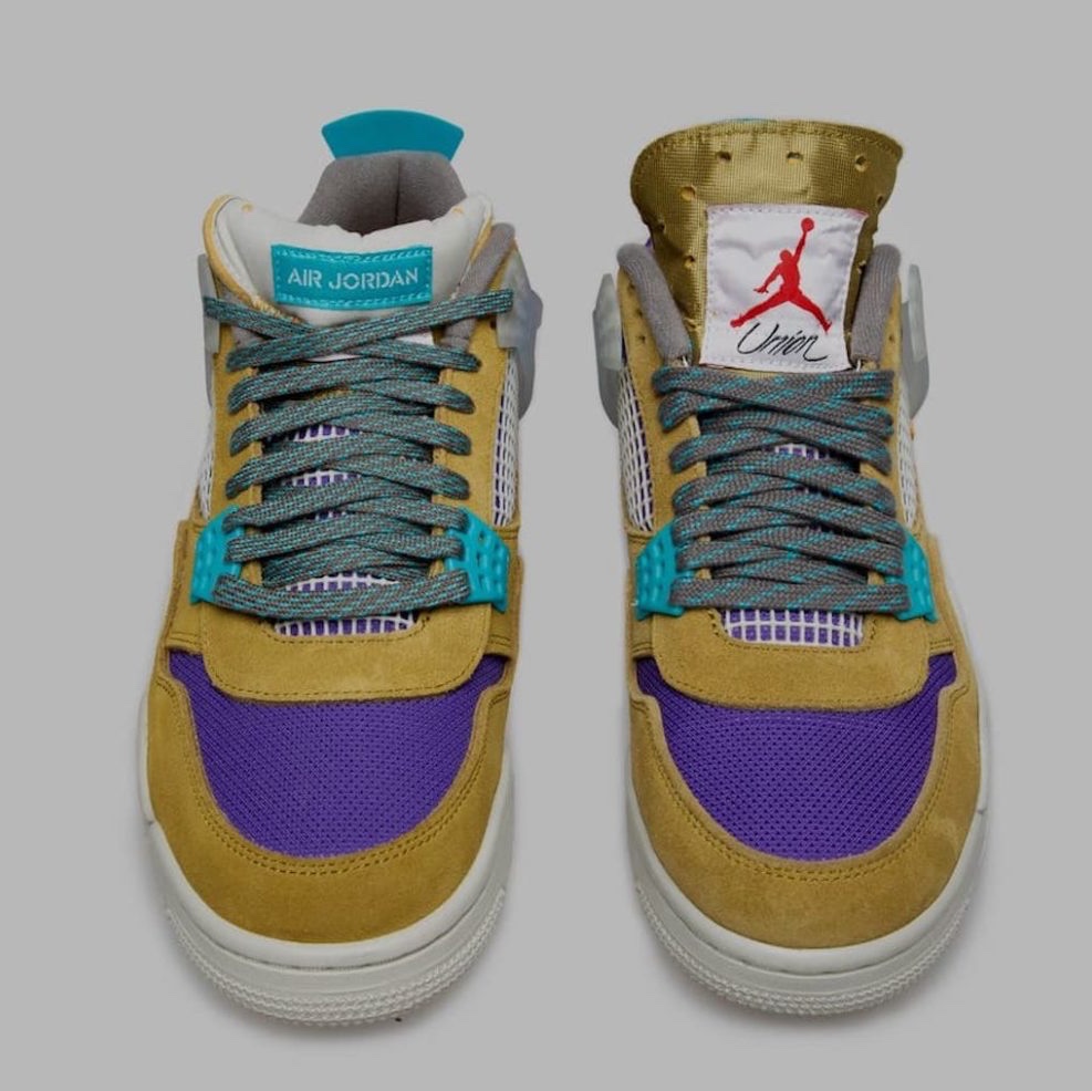 Jordan 4 x Union Retro SP Taupe Haze, Jordan 4 x Union Retro SP Desert Moss 착용 스타일 - 3