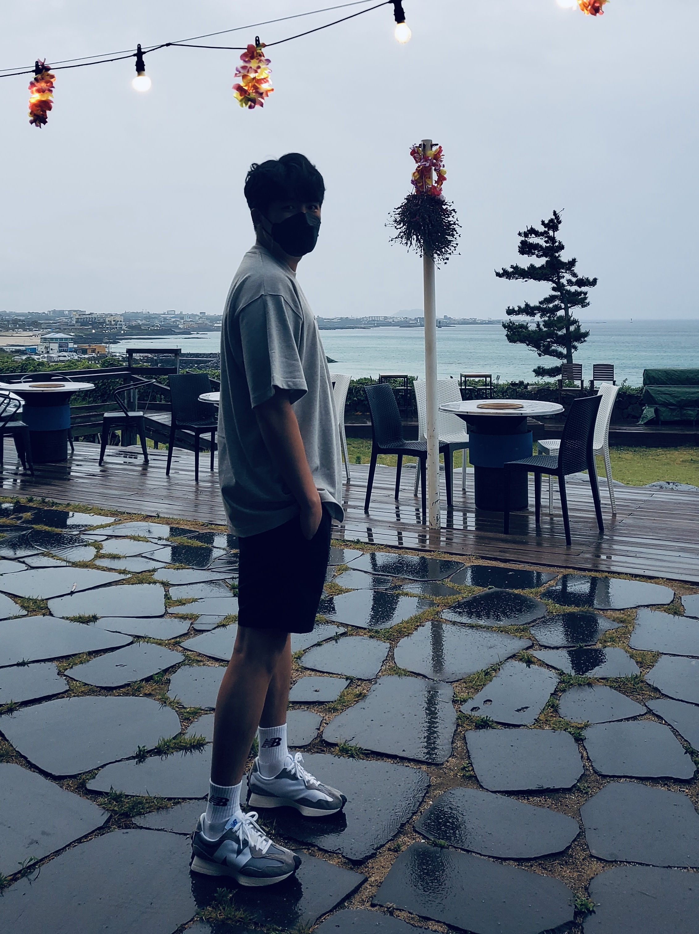 Nike x Kim Jones Oversized T-Shirt Grey Heather - US/EU, New Balance 327 Grey 착용 스타일 - 1