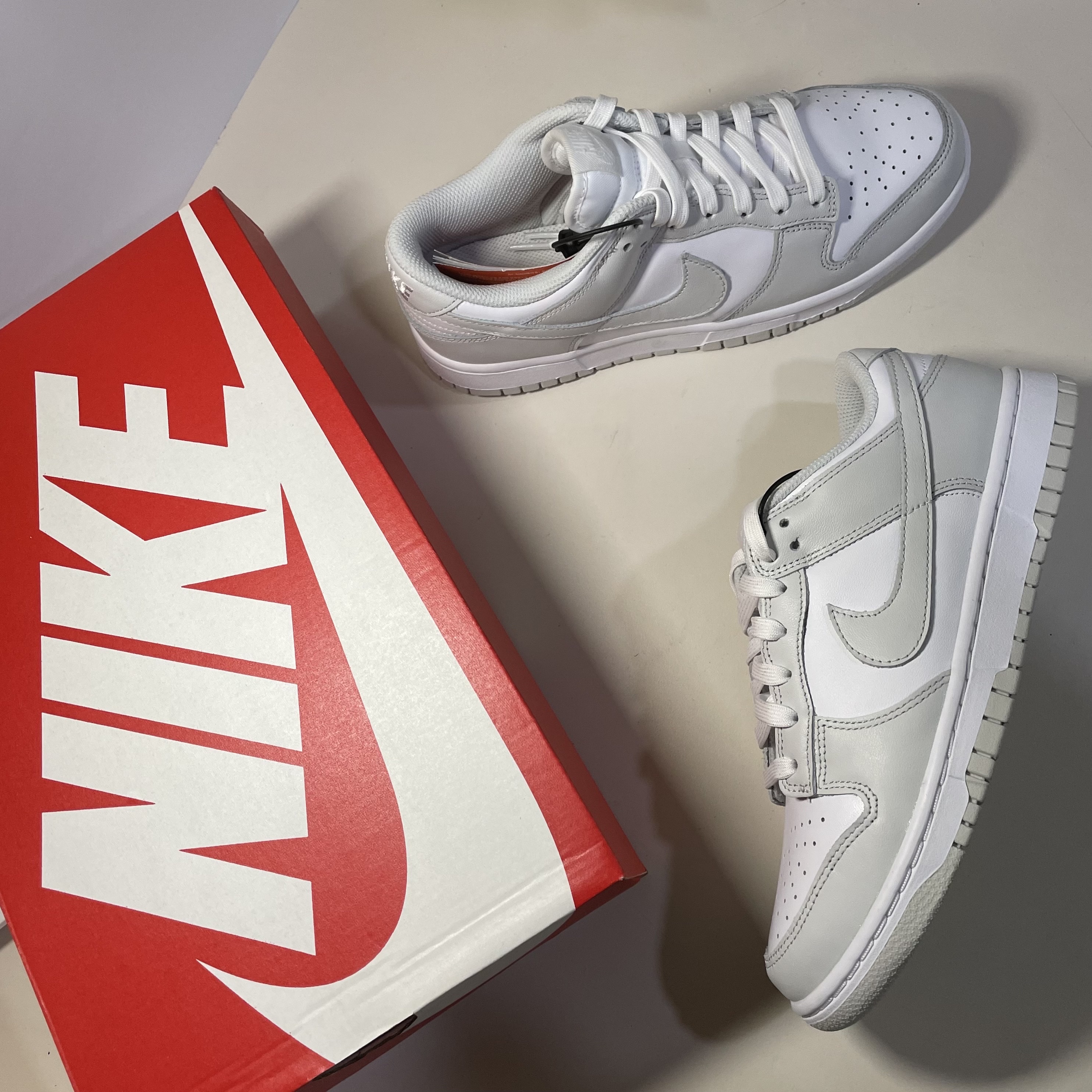 (W) Nike Dunk Low Photon Dust 착용 스타일