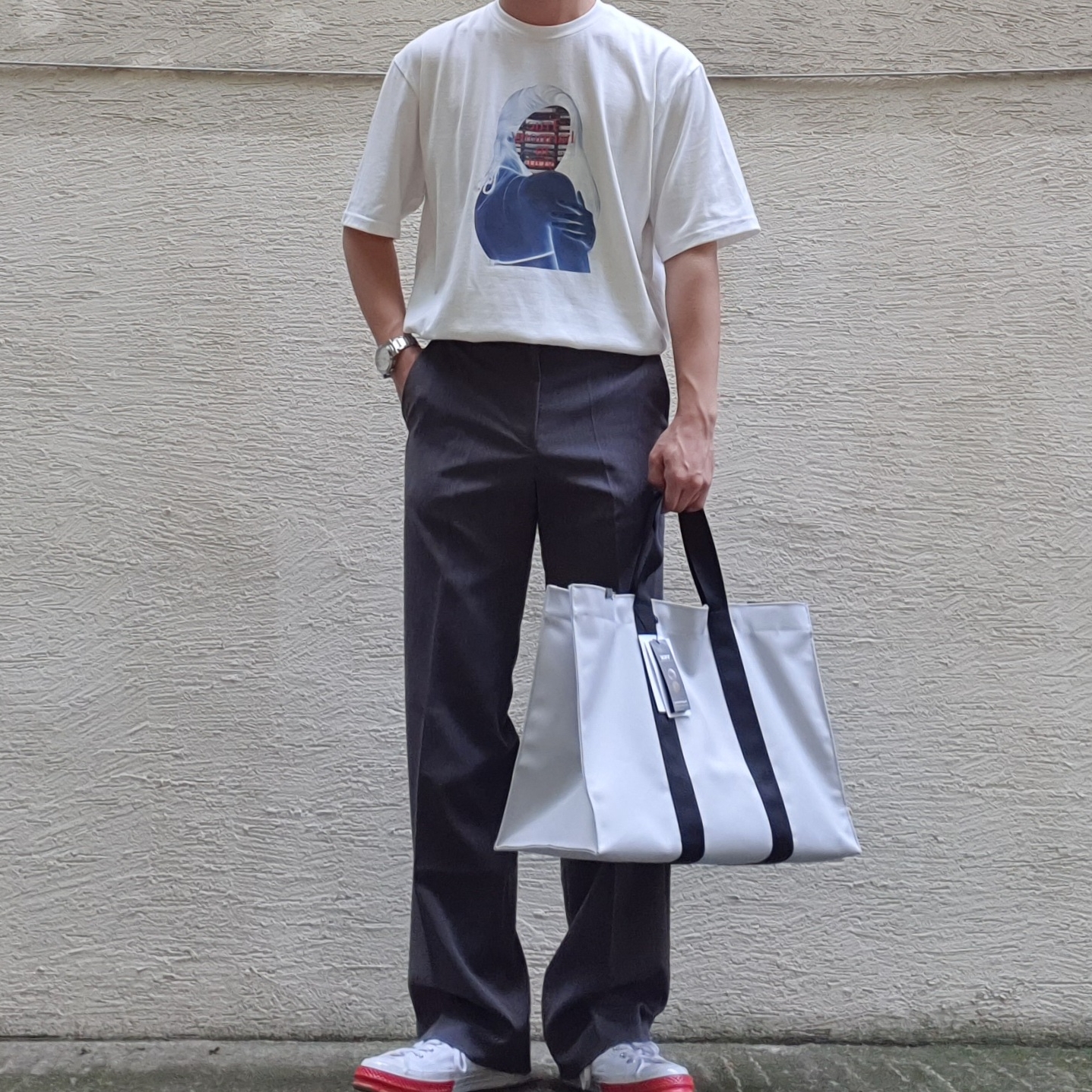 Converse x Undercover Chuck 70 Ox White 착용 스타일
