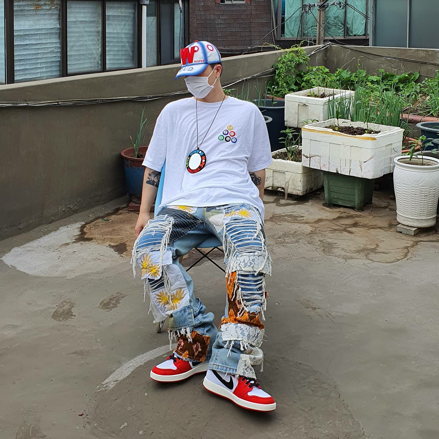Jordan 1 KO Chicago 2021 착용 스타일 - 1