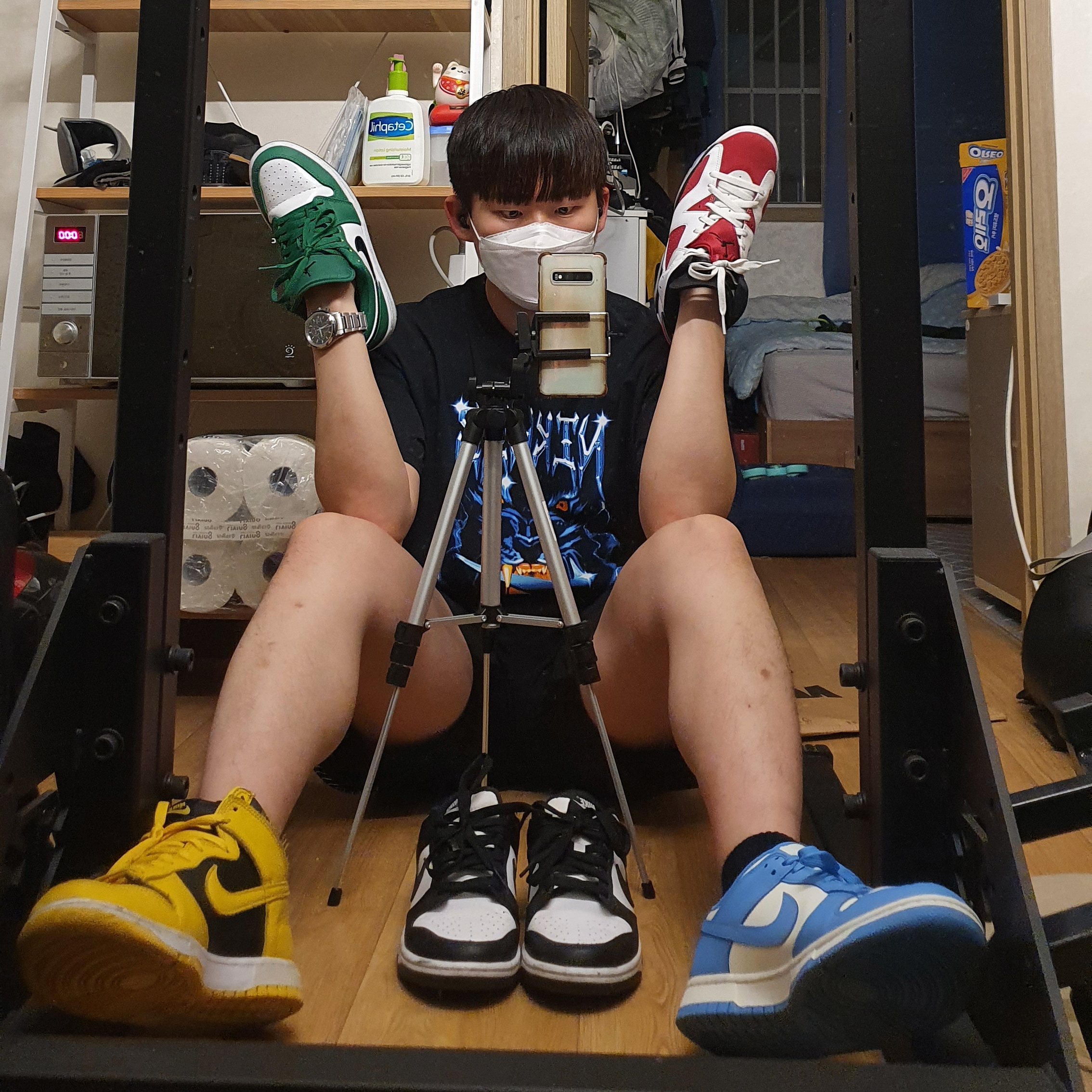 (W) Nike Dunk Low Coast, Nike Dunk High SP Varsity Maize 착용 스타일