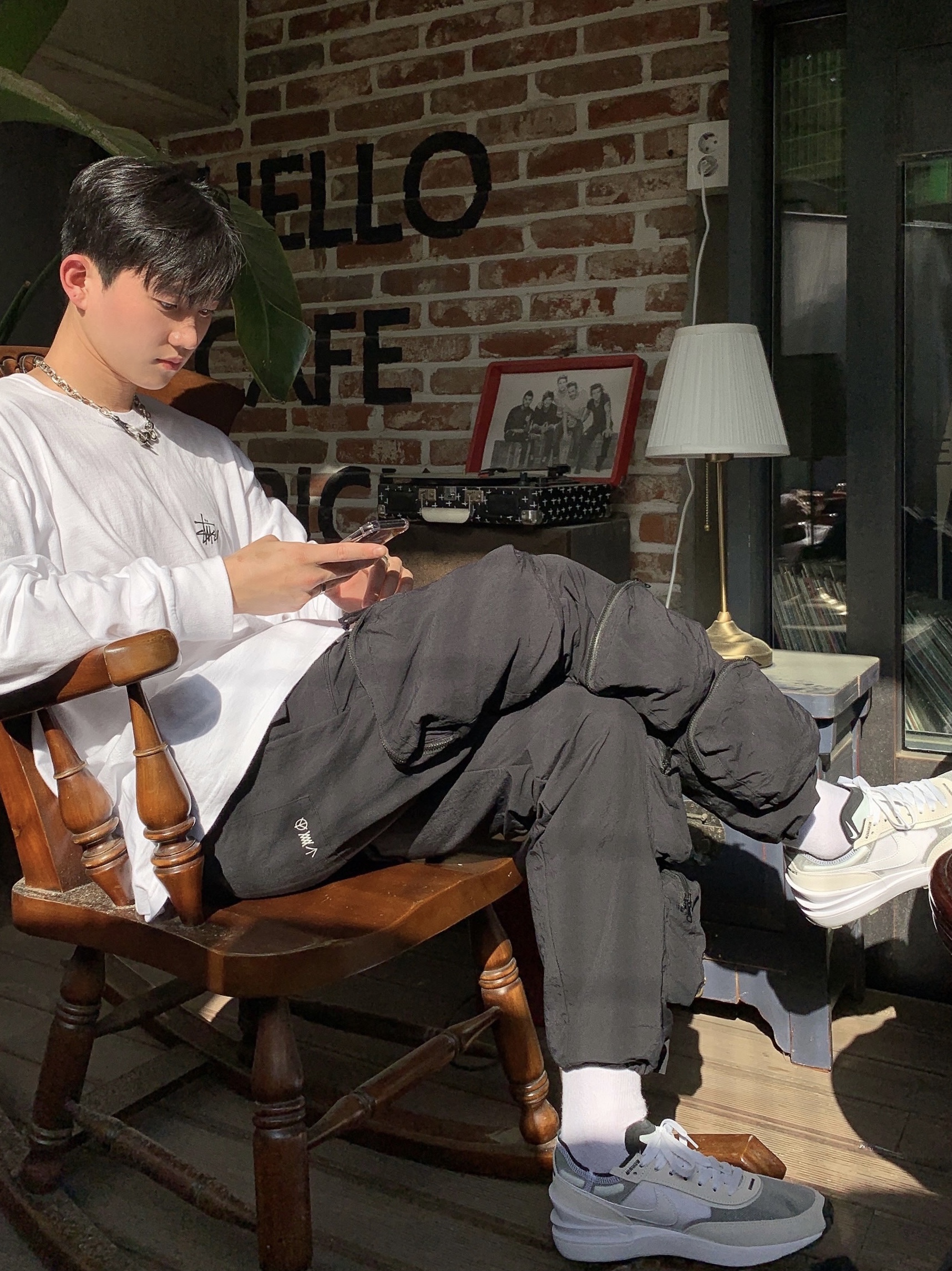 Nike Waffle One Infinite Lilac 착용 스타일 - 4