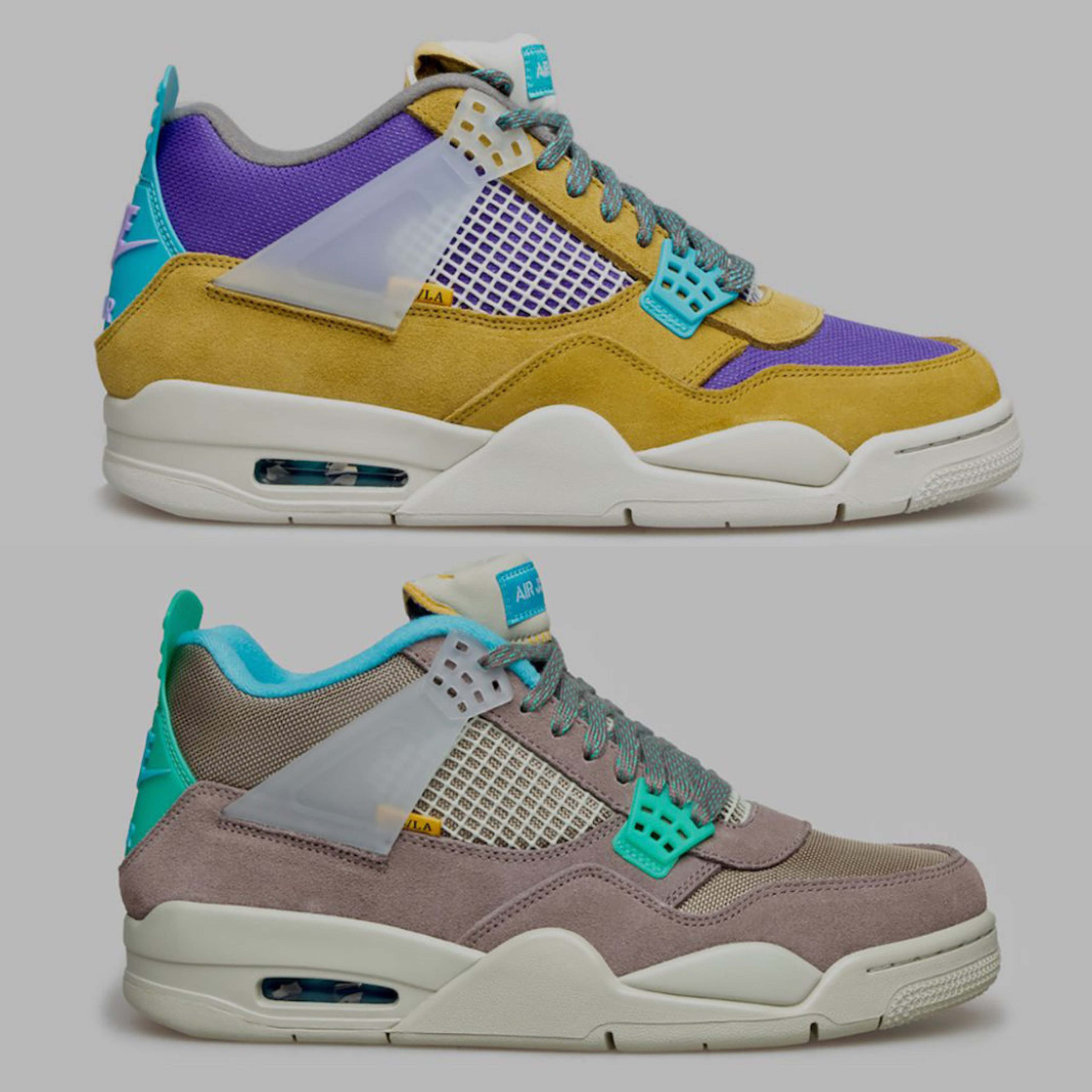 Jordan 4 x Union Retro SP Taupe Haze, Jordan 4 x Union Retro SP Desert Moss 착용 스타일 - 2