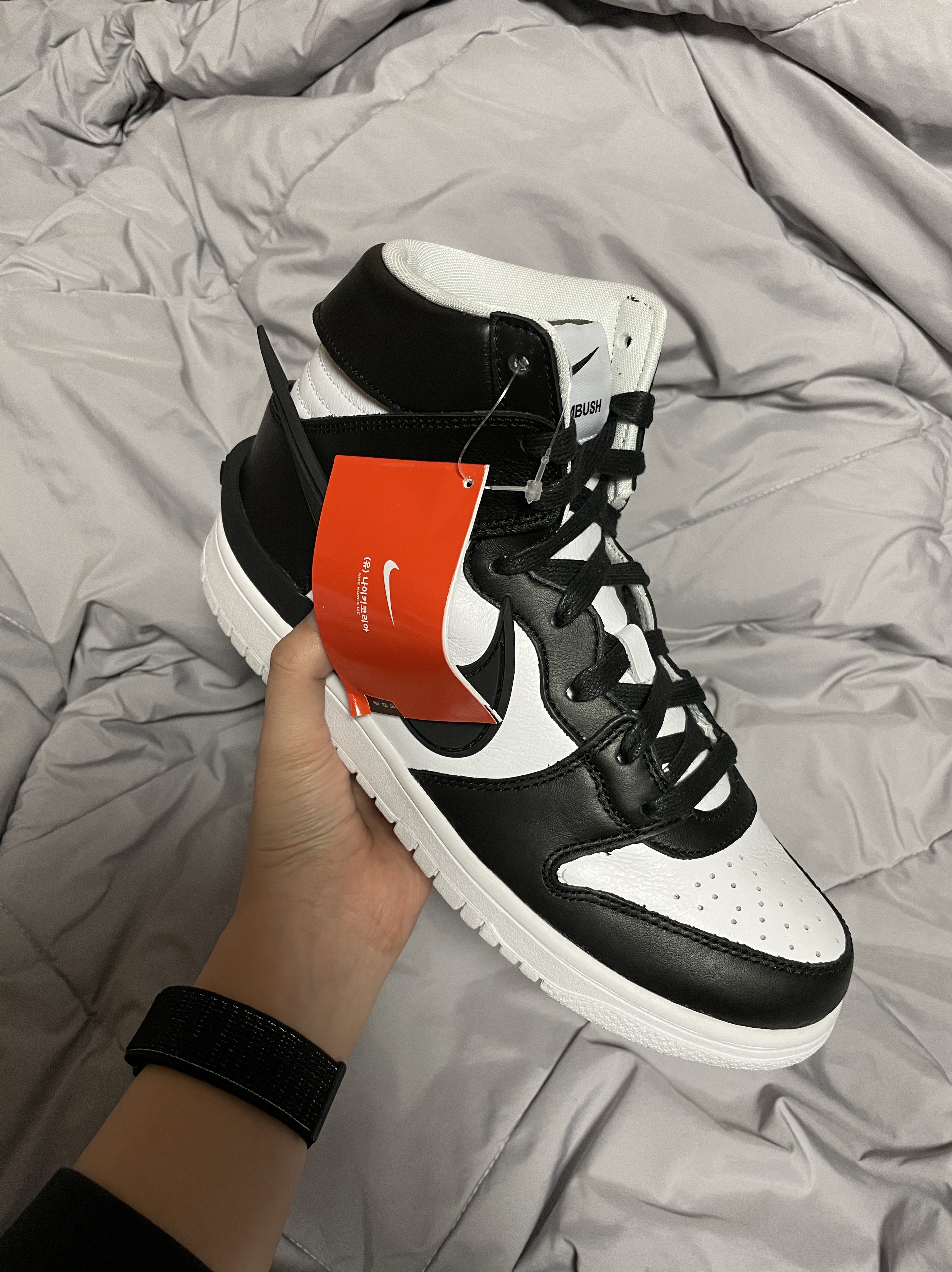 Nike x Ambush Dunk High Black 착용 스타일
