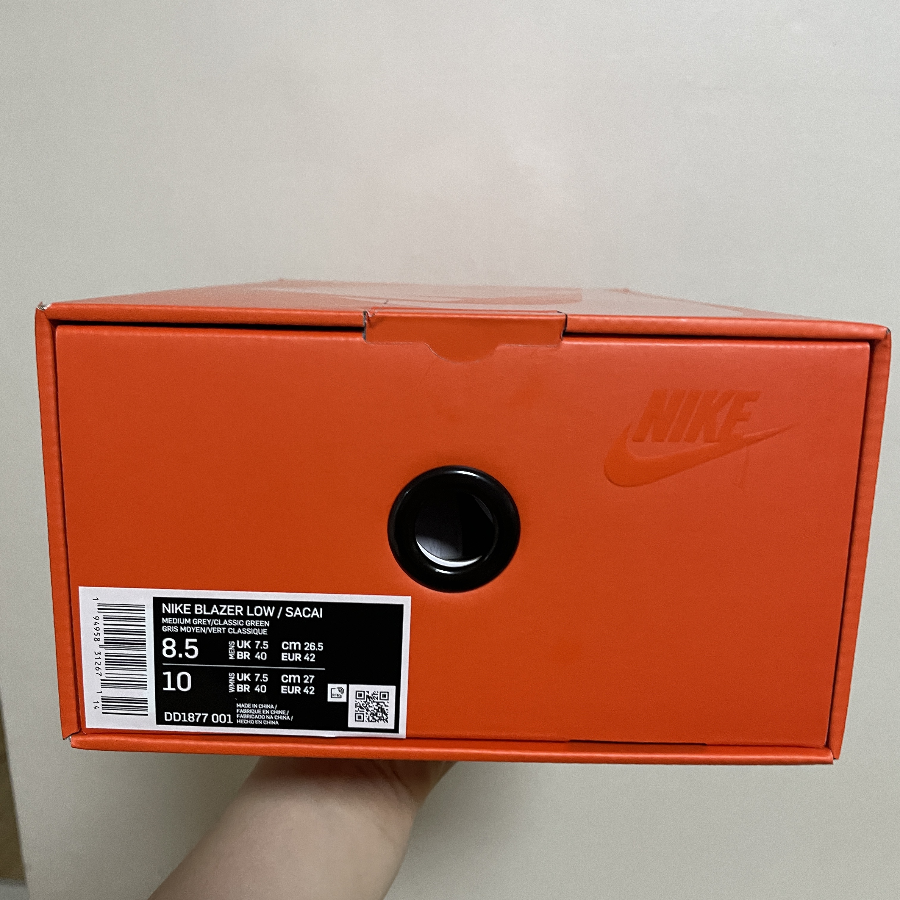Nike x Sacai Blazer Low Classic Green 착용 스타일 - 4