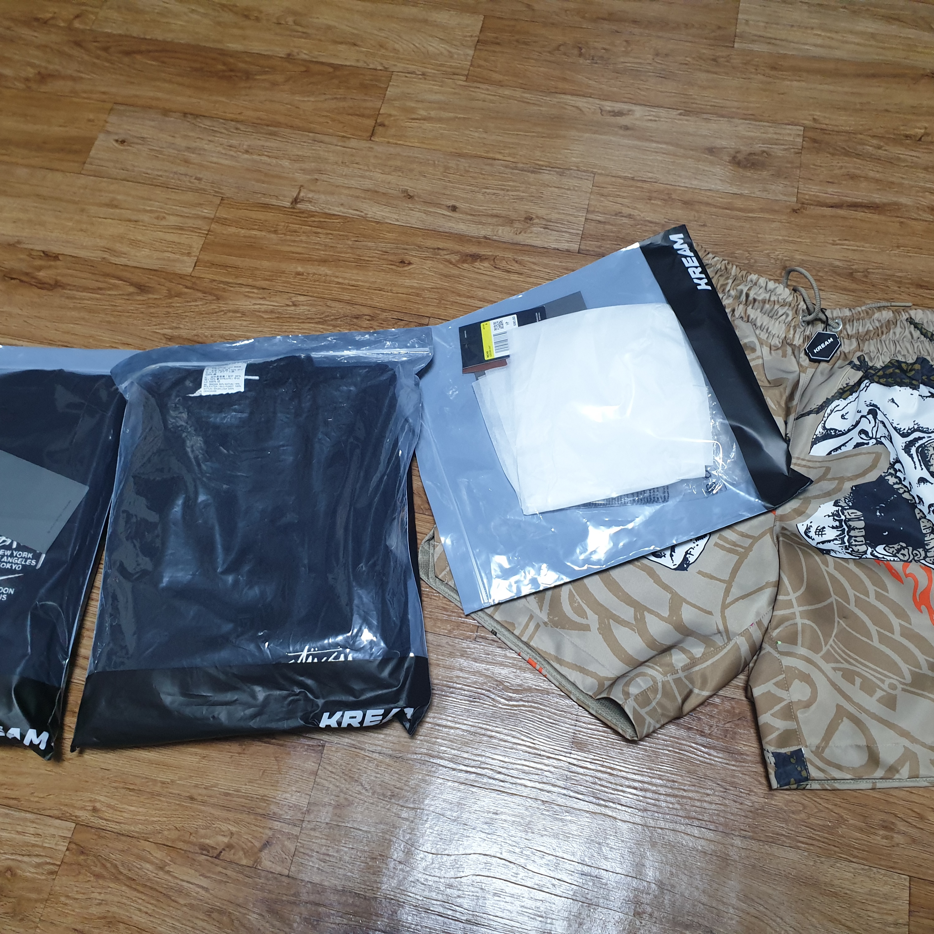 Nike x Stussy NRG ZR Fleece Crewneck Black - US/EU, Nike x Stussy NRG ZR Fleece Pants Black - Asia 착용 스타일