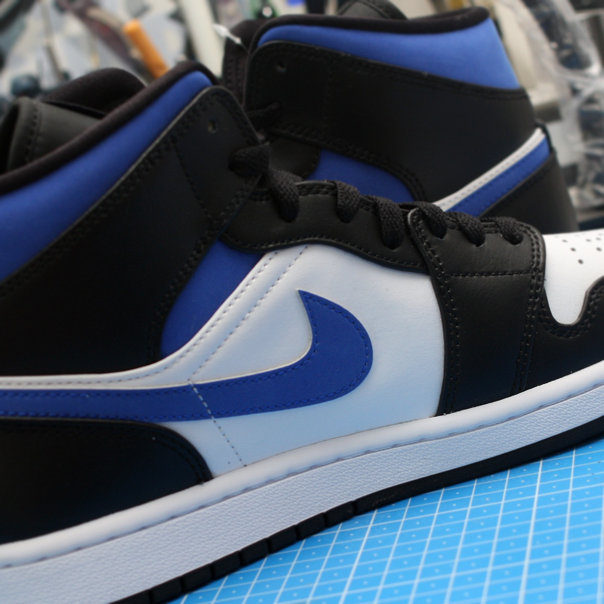 Jordan 1 Mid Racer Blue 착용 스타일 - 4