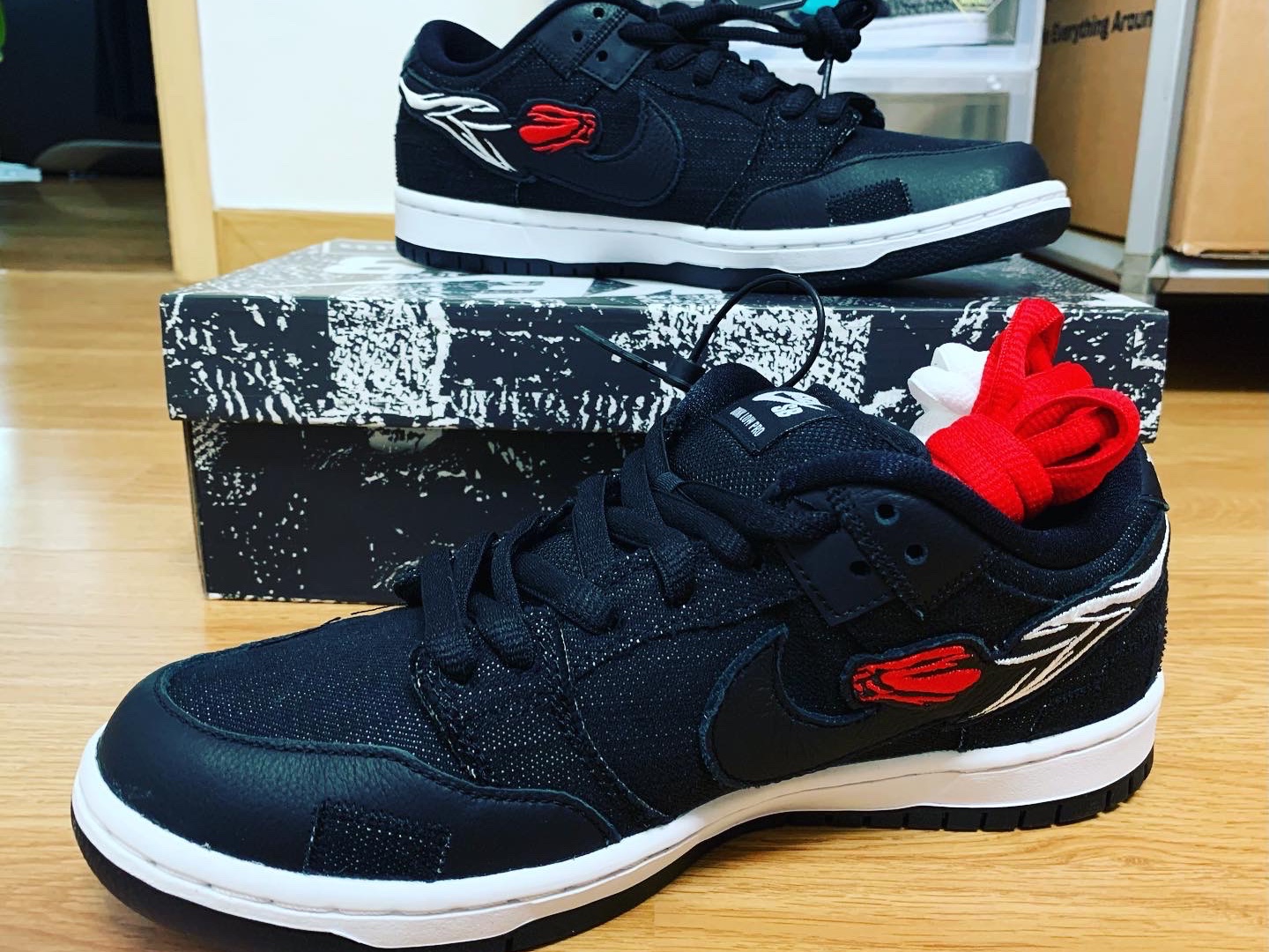 Nike x Verdy SB Dunk Low Pro Wasted Youth (Special Box) 착용 스타일 - 1