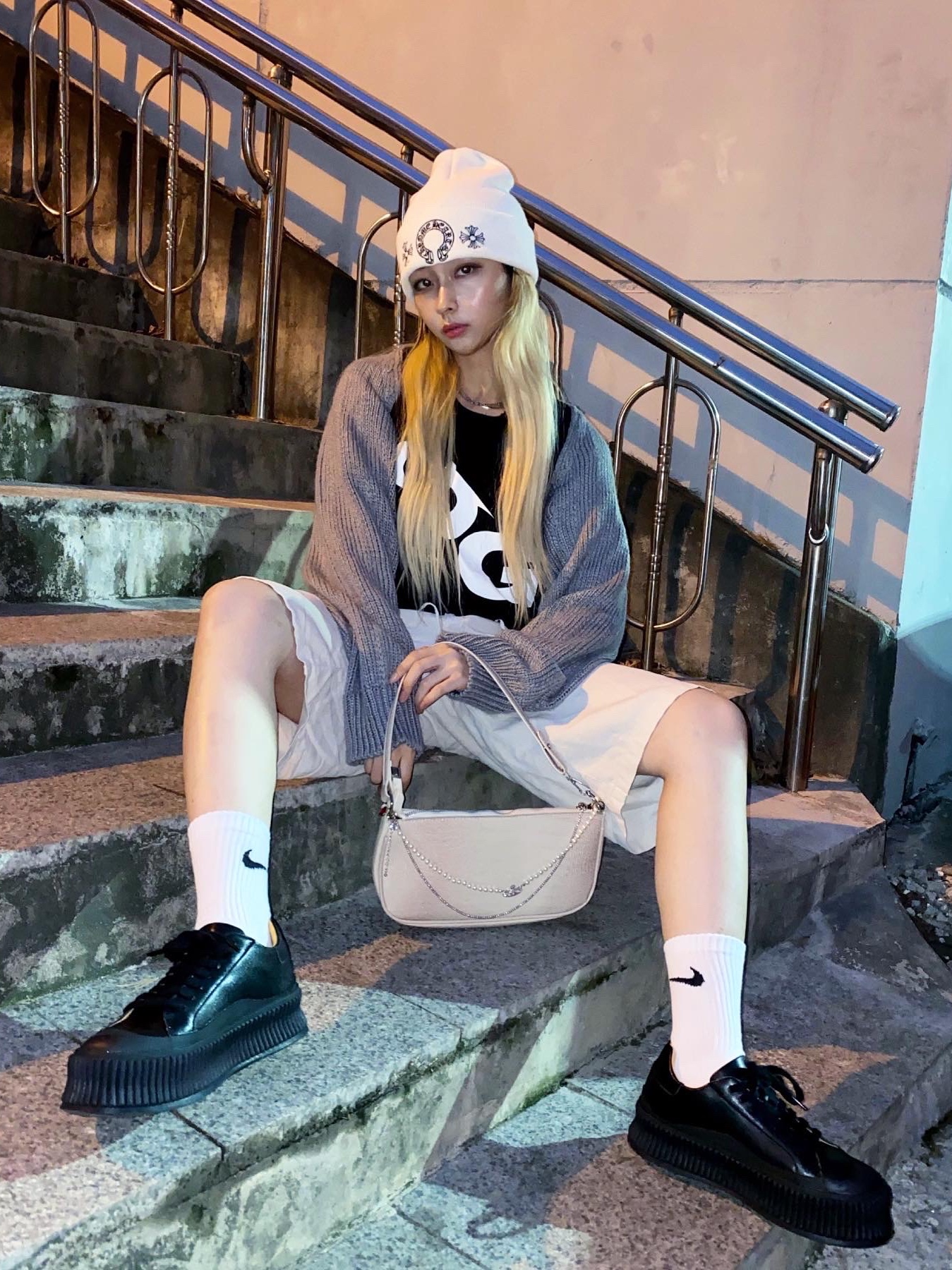 Nike x Drake Nocta Socks White (3 Pack) 착용 스타일 - 2