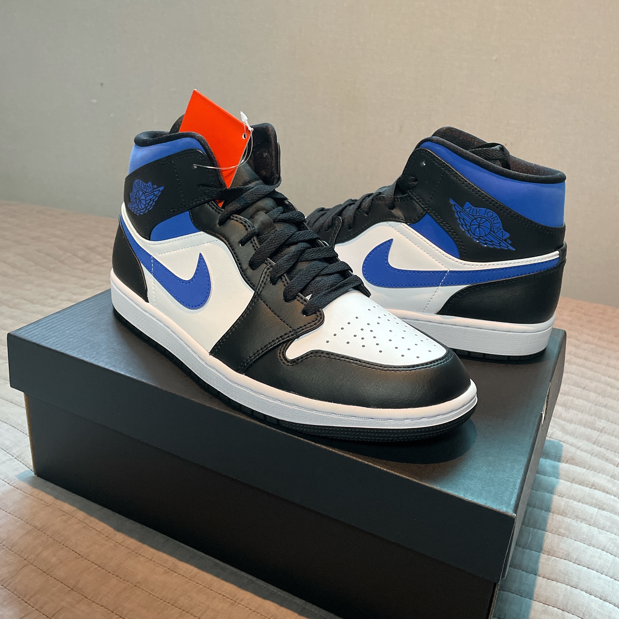 Jordan 1 Mid Racer Blue 착용 스타일 - 2